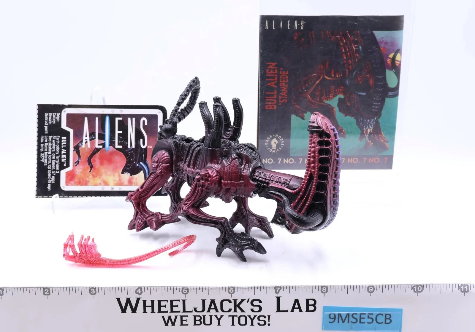 Bull Alien Xenomorph 100% Complete Aliens 1992 Kenner Action Figure