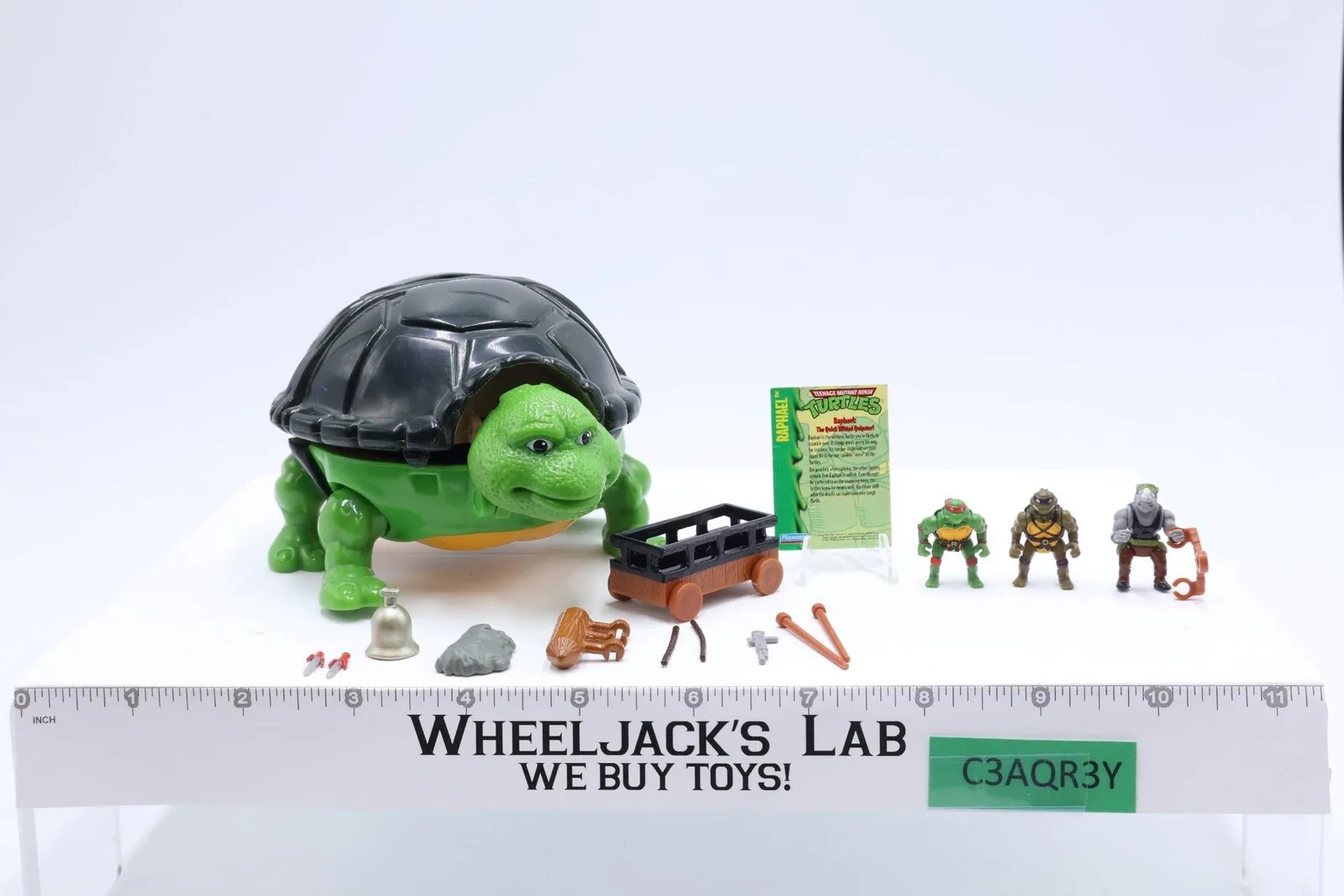 Raphael Feudal Castle Mini Mutants Playset TMNT Turtles 1994 Playmates Toy