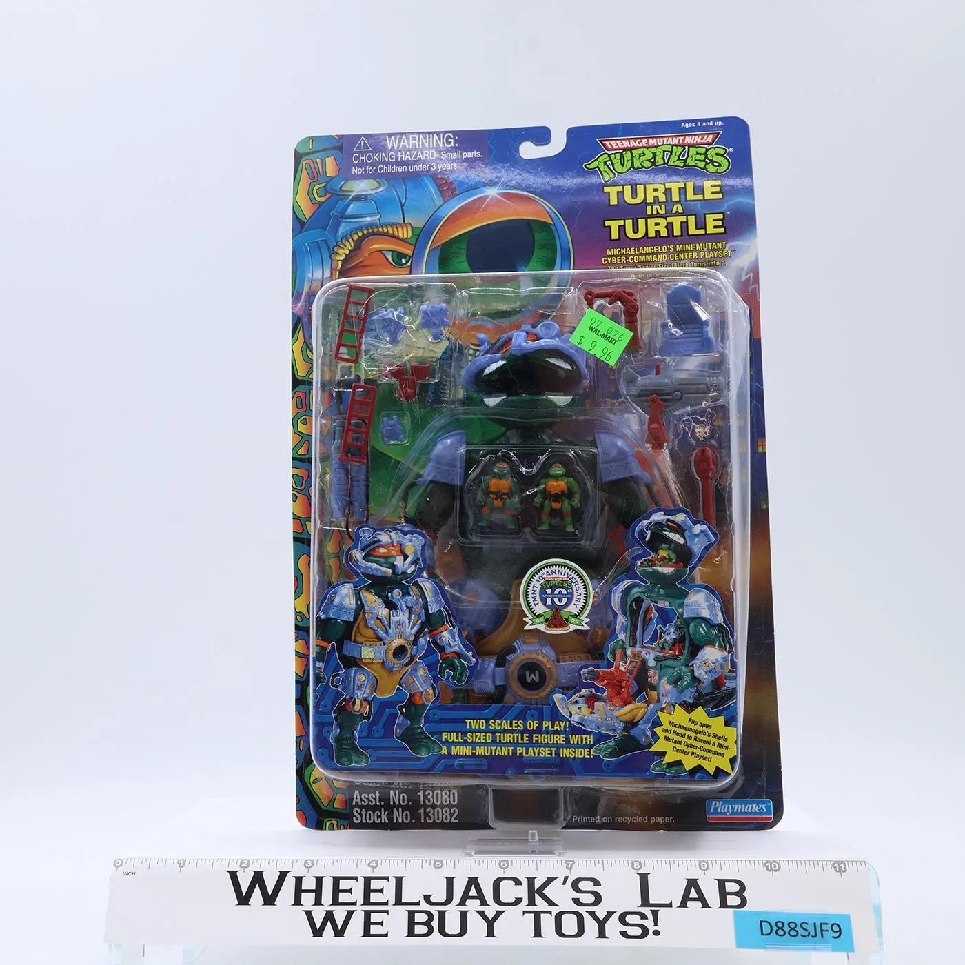 Michaelangelo's Cyber Command Center Playset Turtle in a Turtle TMNT NEW SEALED