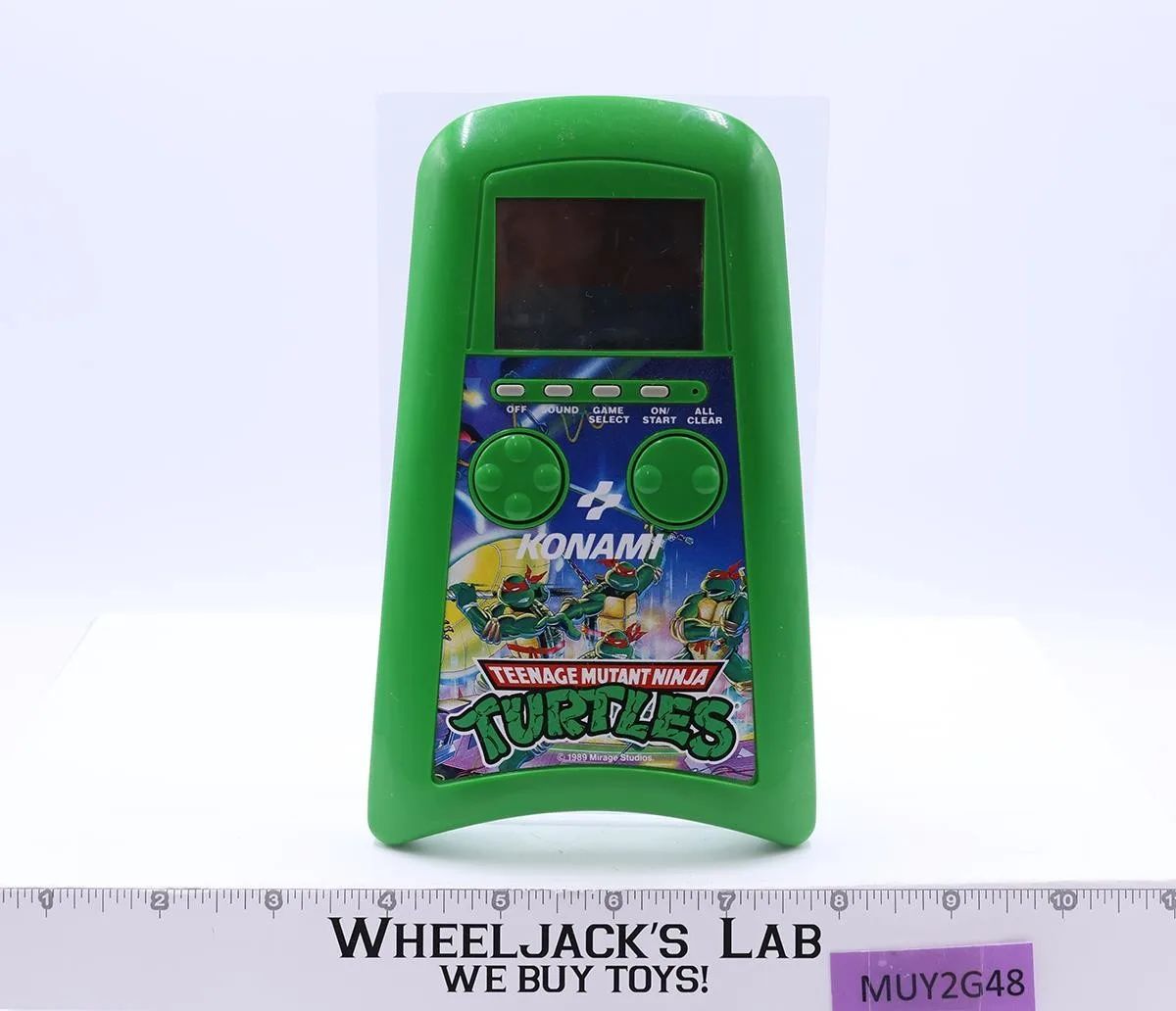 Teenage Mutant Ninja Turtles 1989 Konami Handheld Video Game