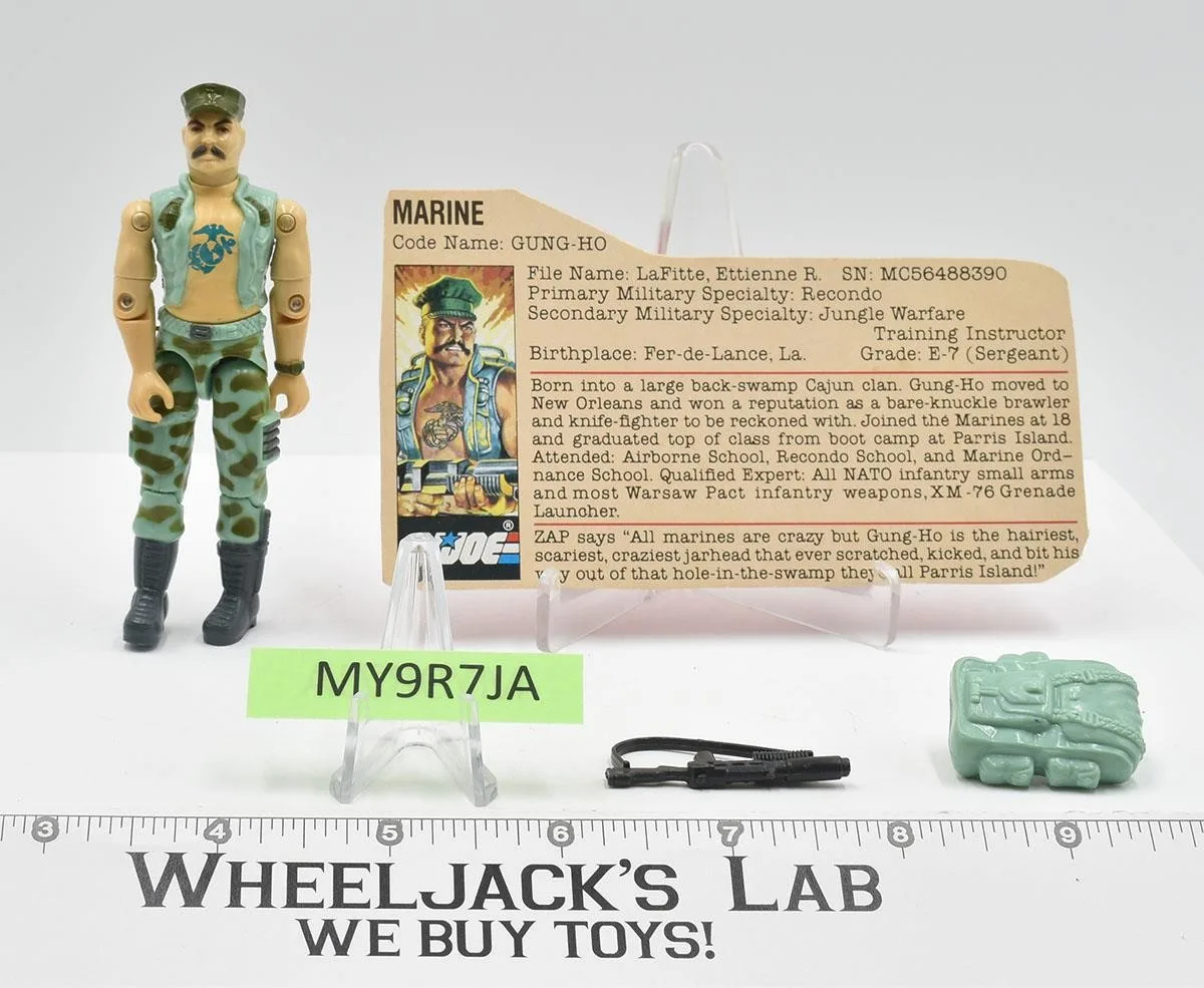 Gung Ho V1 100% Complete G.I. Joe 1983 Hasbro Vintage Figure