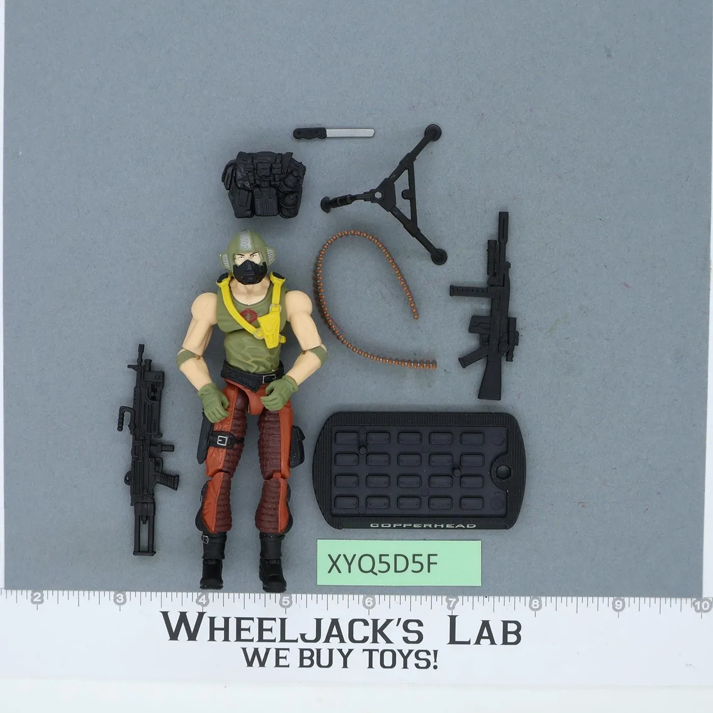 Copperhead v7 100% Complete G.I. Joe 2009 Hasbro Action Figure