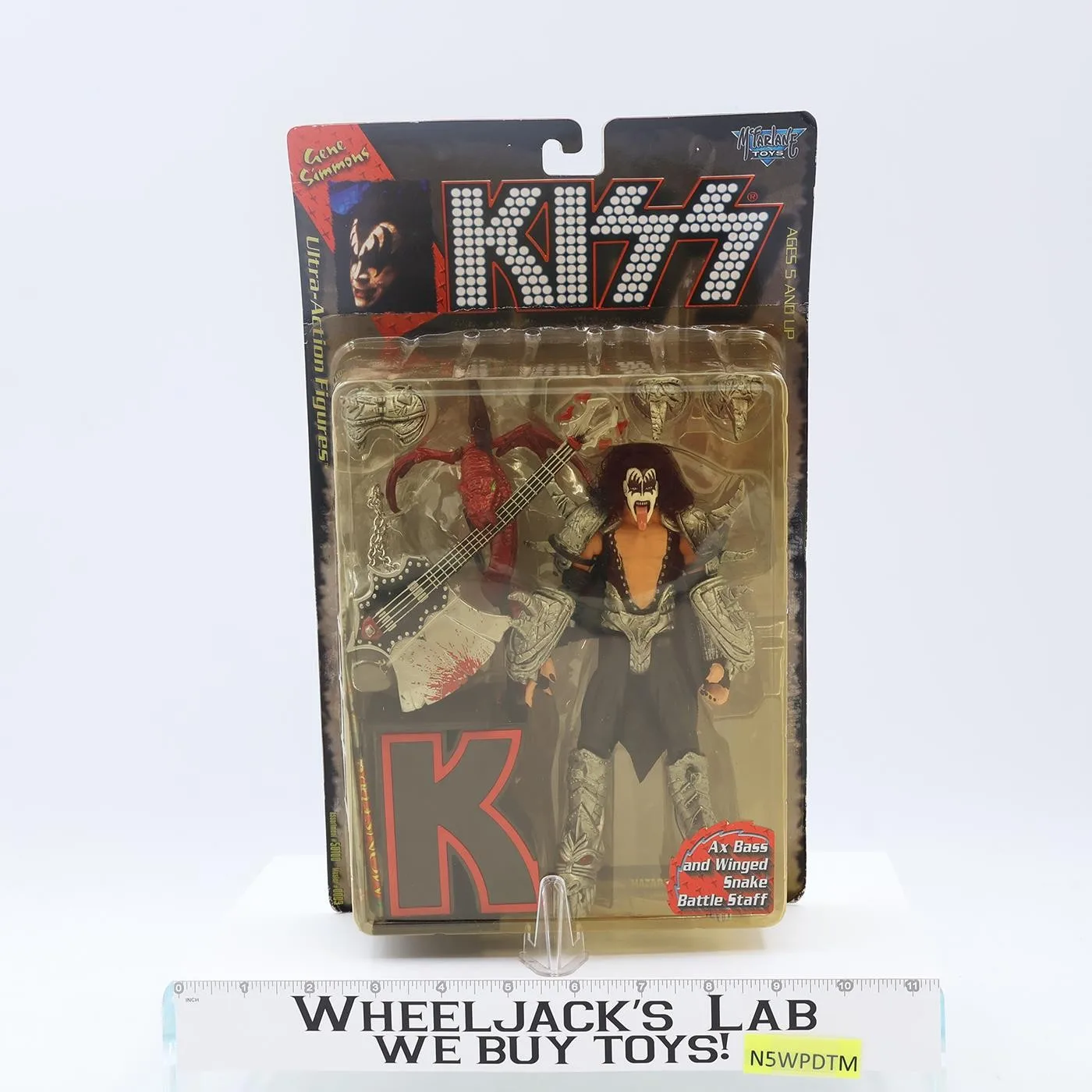 Gene Simmons KISS Ultra-Action 1997 McFarlane Toys Action Figure NEW SEALED