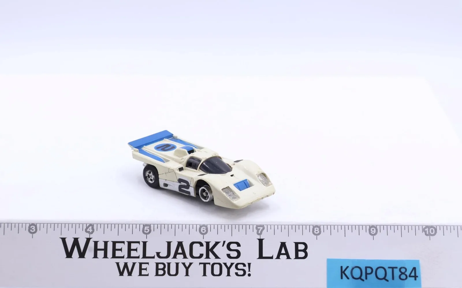 Aurora AFX Ferrari HO Slot Car Tyco Vintage White #2 Lemans 512M