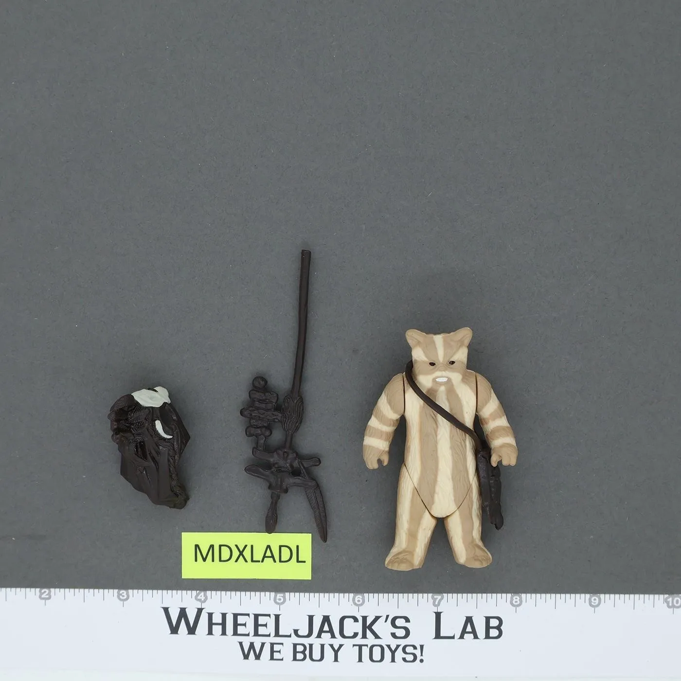 Logray Ewok 100% Complete Star Wars ROTJ 1983 Vintage Kenner NO REPRO