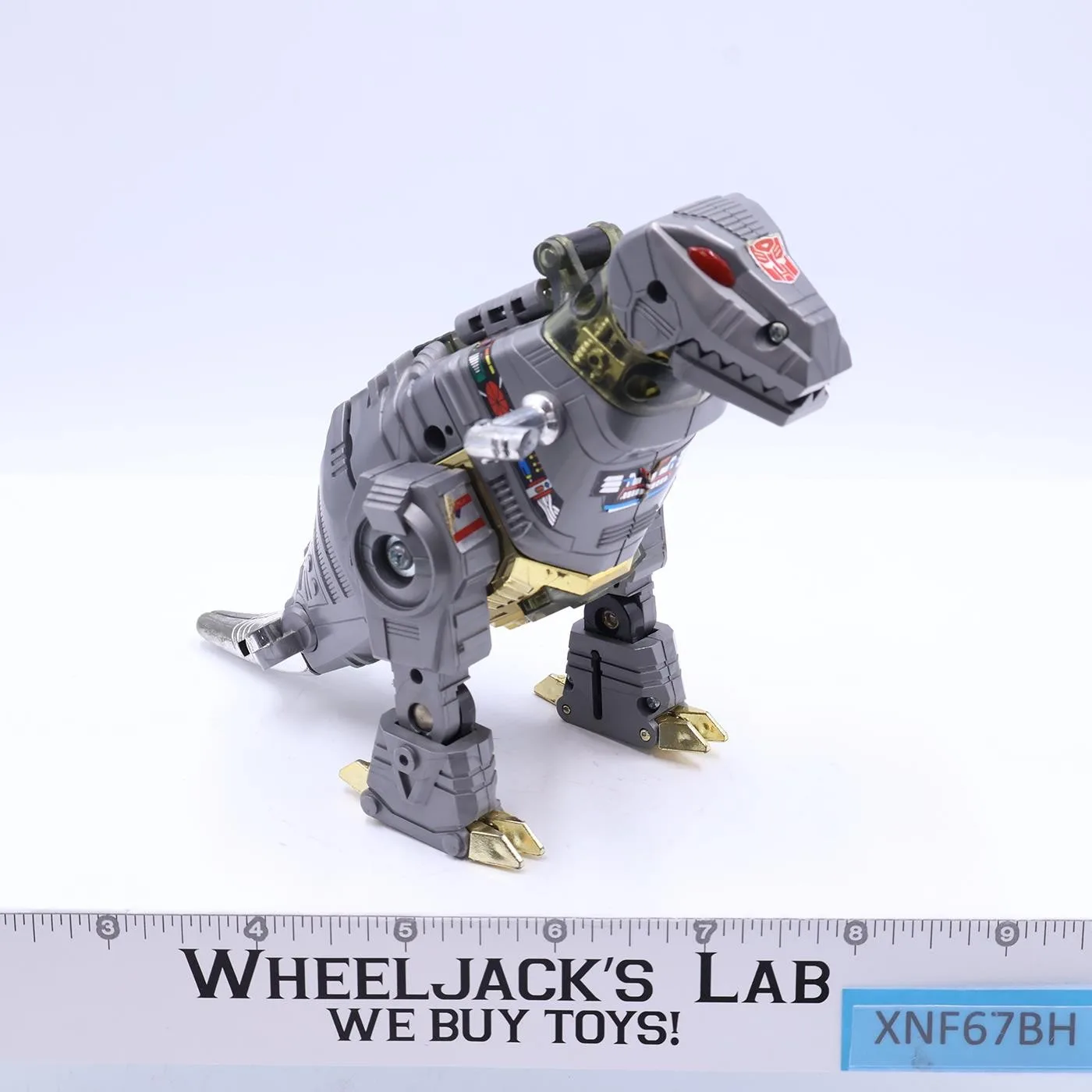 Grimlock Vintage 1985 G1 Transformers MISSING PART OF RIGHT ARM Hasbro Vintage