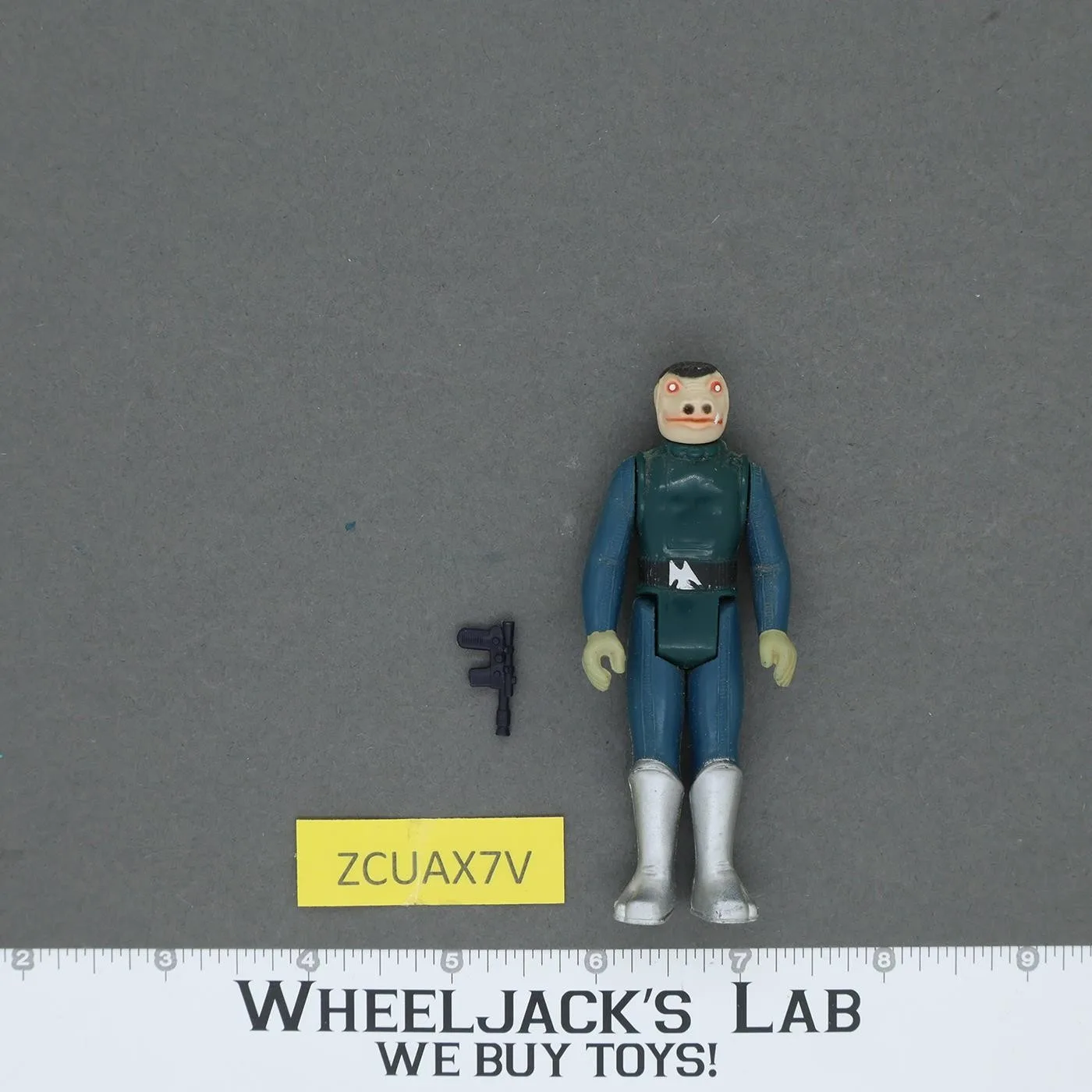 Snaggletooth BLUE No Dent 100% Complete Star Wars 1978 Vintage Kenner No Repro