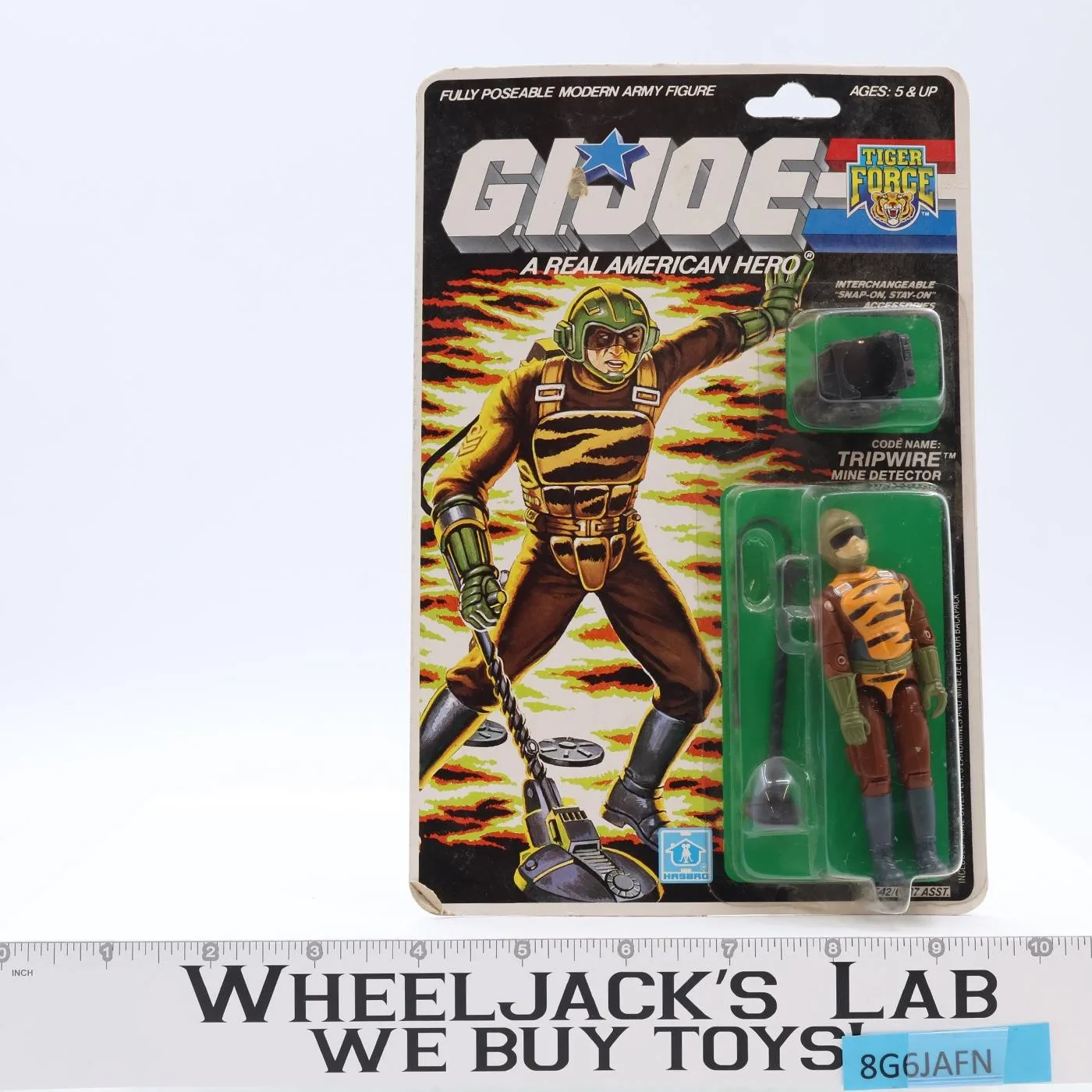 Tripwire GI Joe Tiger Force 1988 Hasbro Action Figure NEW MOSC SEALED