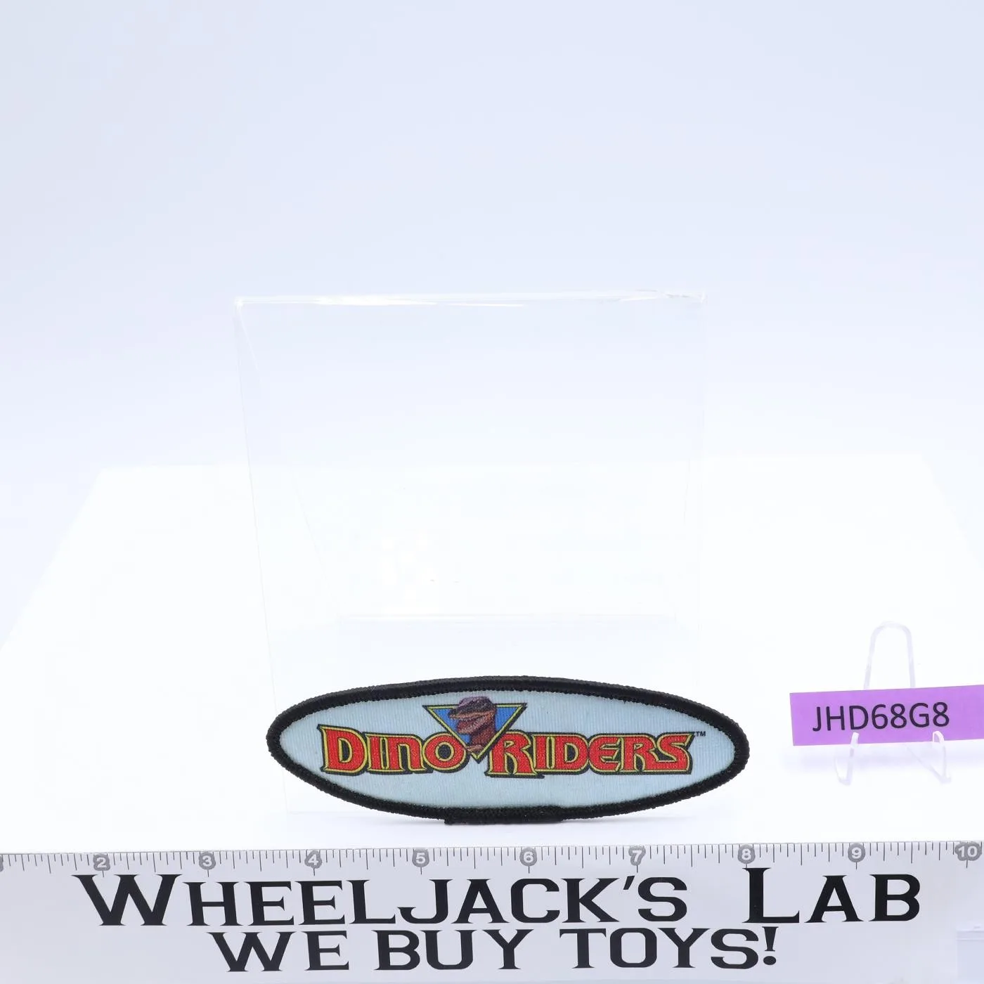 Dino Riders Fan Club Iron-On Patch RARE MailAway 1988 Vintage Action Emblem Tyco