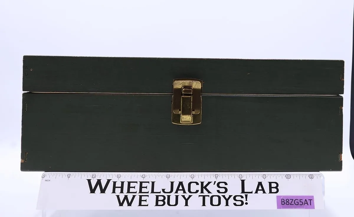 Wooden Footlocker Foot Locker W/Gear Tray 1964 GI Joe ARAH Hasbro Vintage