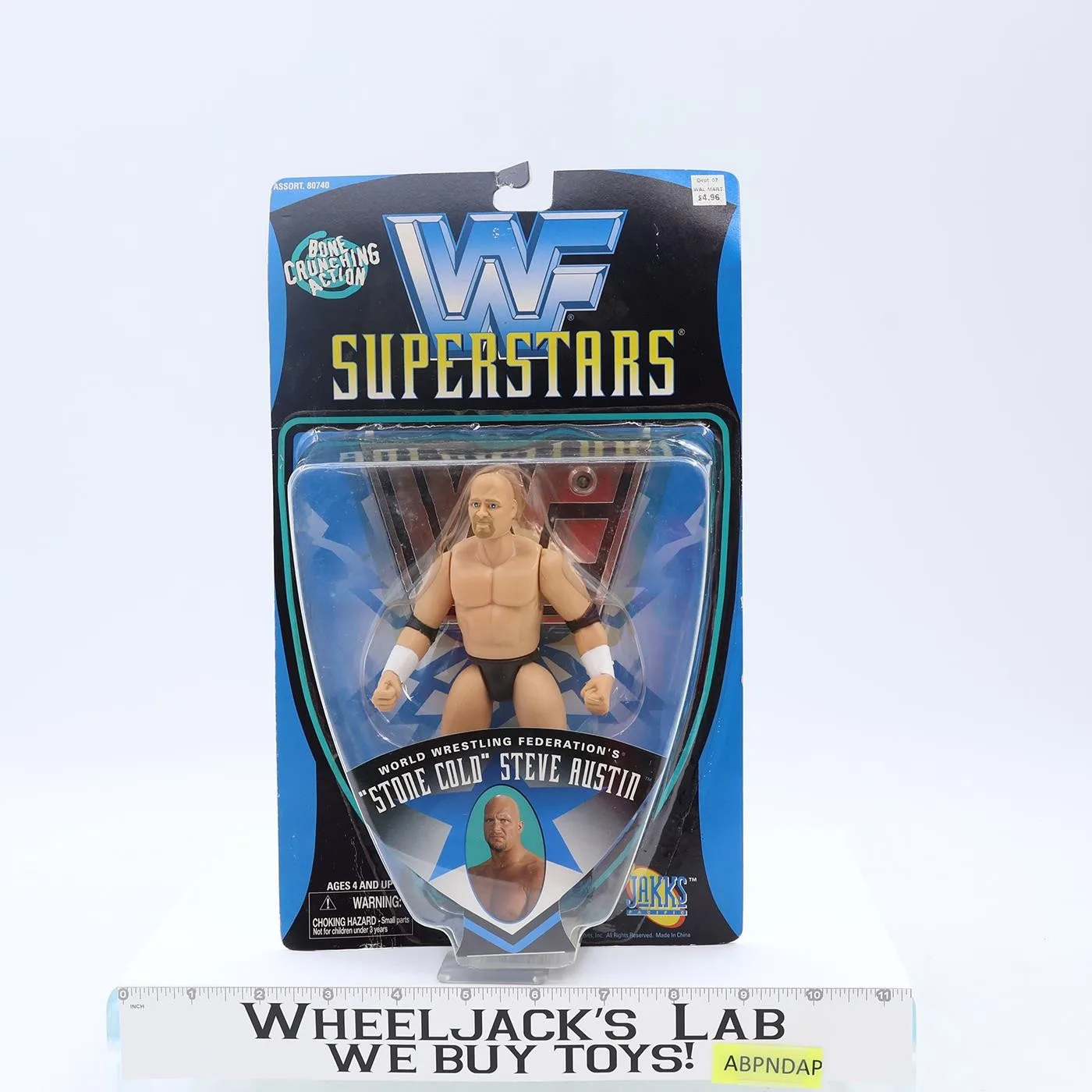 "Stone Cold" Steve Austin WWF Superstars 1997 JAKKS Pacific Figure NEW SEALED
