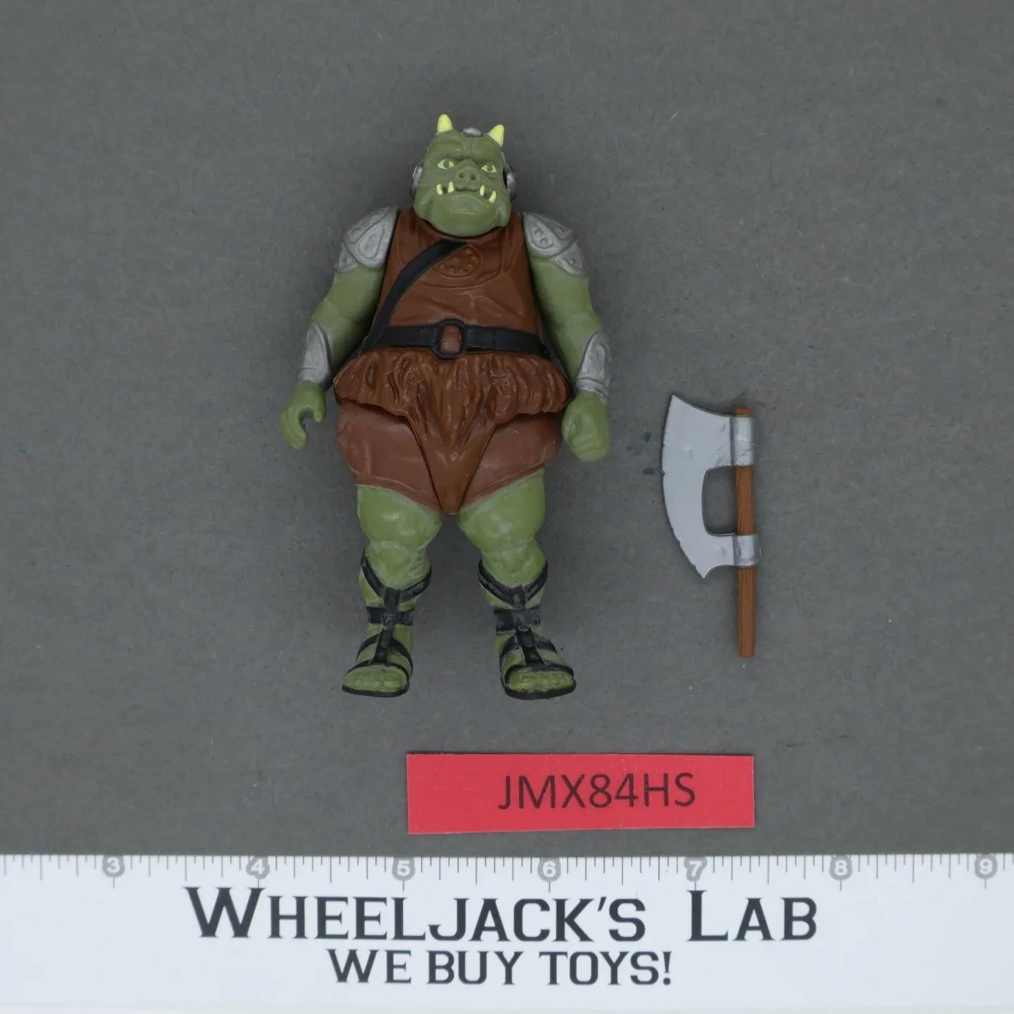 Gamorrean Guard 100% Complete MACAU Star Wars 1983 Kenner Figure NO REPRO