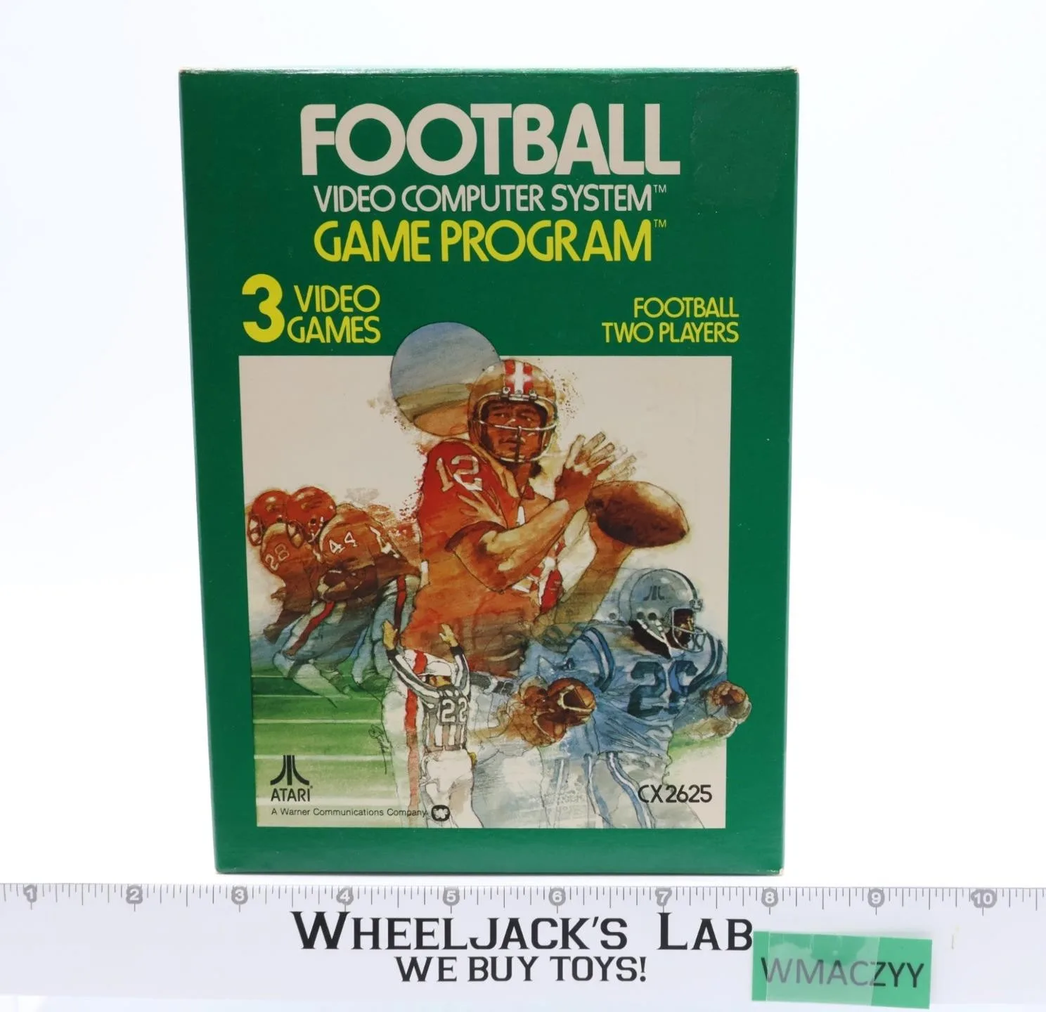Football W/ Box + Manual ATARI 2600 1978 Game Cartridge