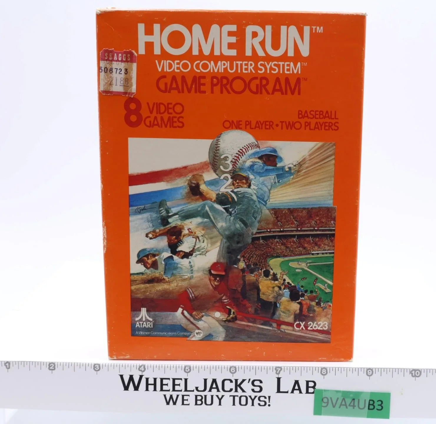 Home Run W/ Box + Manual ATARI 2600 1978 Game Cartridge