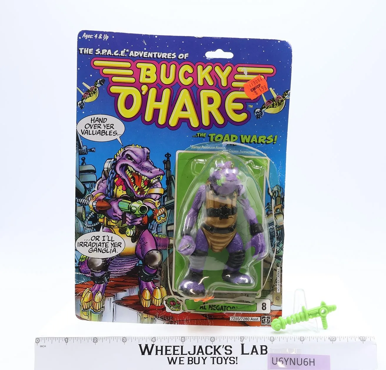 Al Negator Bucky O' Hare Toad Wars 1990 Hasbro Vintage Action Figure NEW MOC
