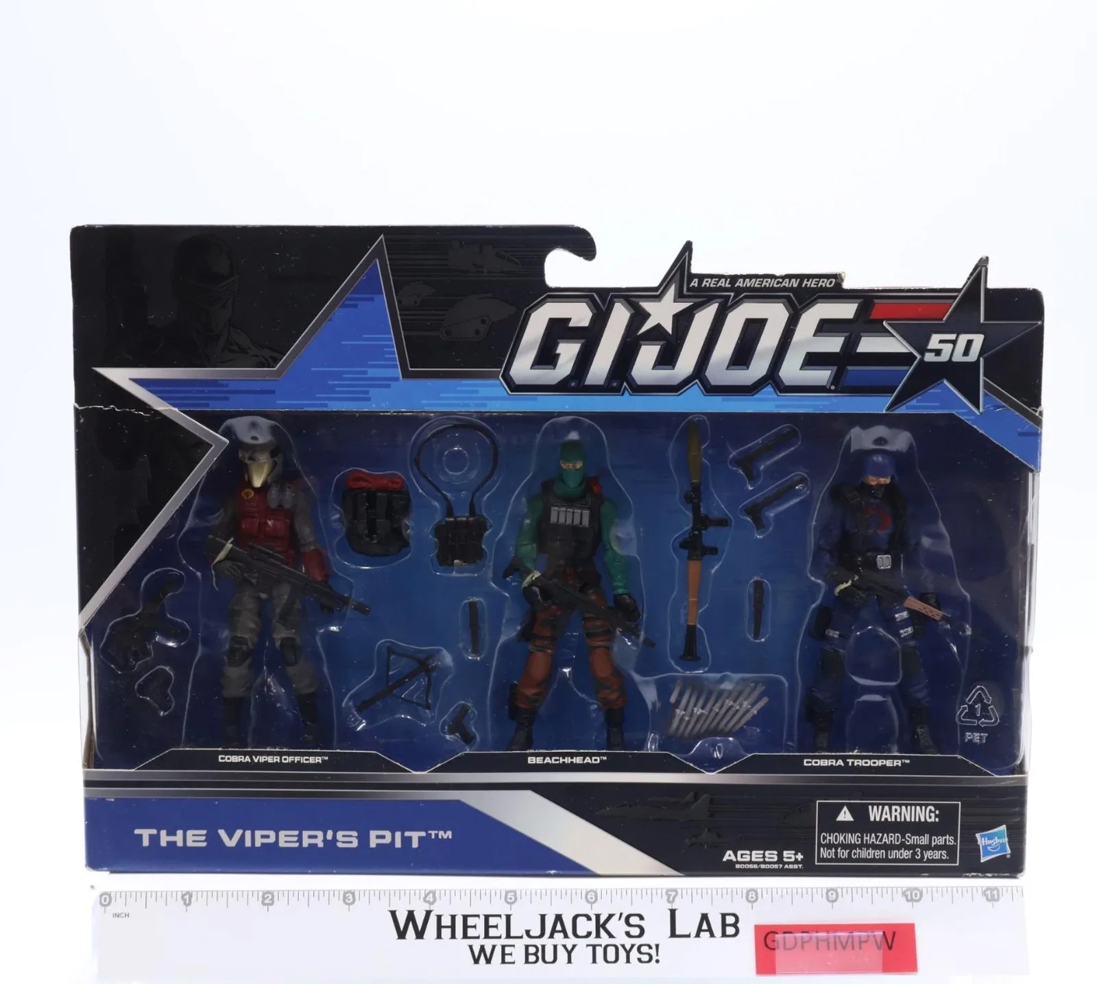 The Viper's Pit GI Joe 50th Anniversary 2014 Hasbro Action Figure Set NEW SEALED