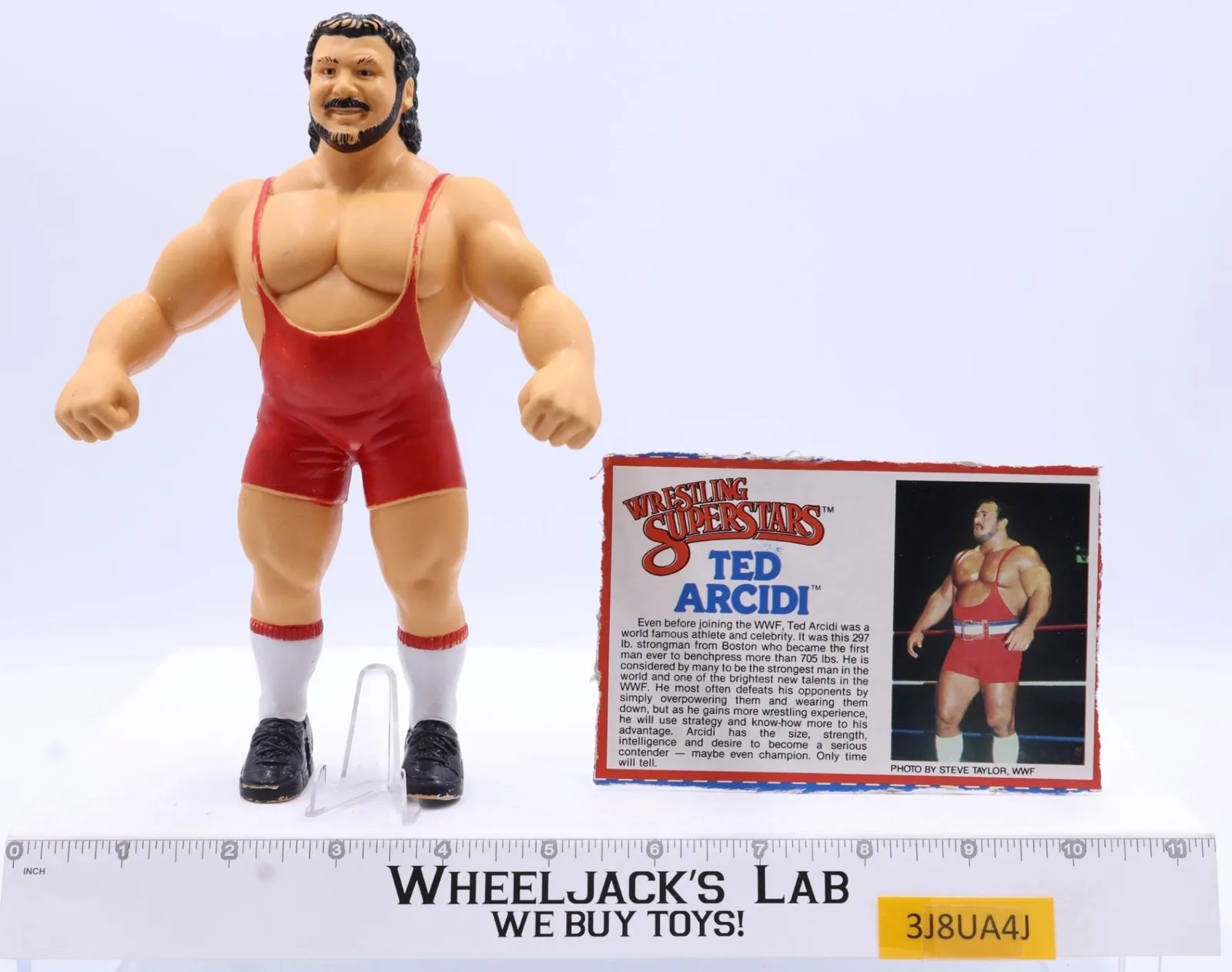 Ted Arcidi 1986 WWF LJN Titan Sports 8" Vintage Wrestling Action Figure