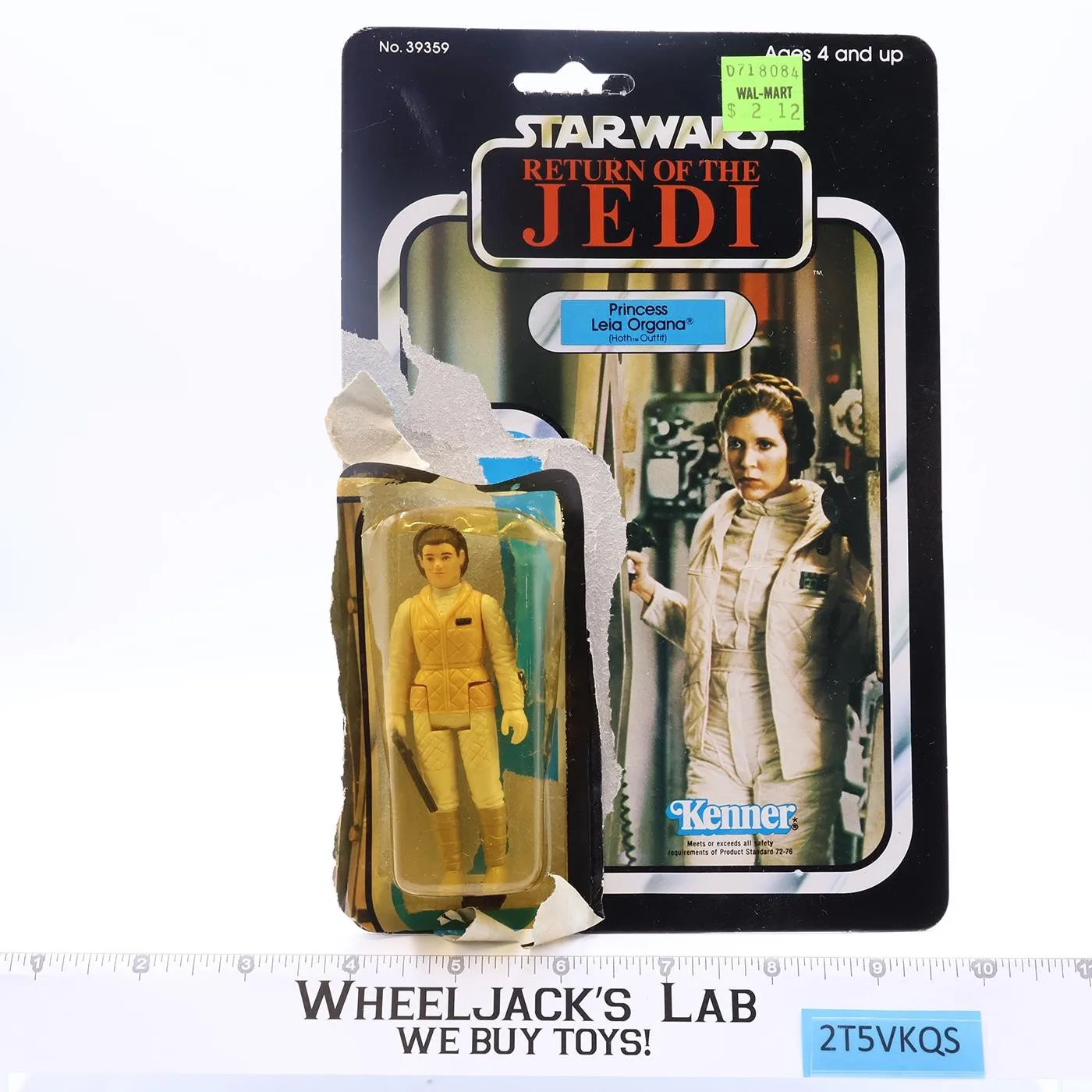 Princess Leia Hoth 100% Complete 77 Back-A Star Wars ROTJ 1983 Kenner NO REPRO