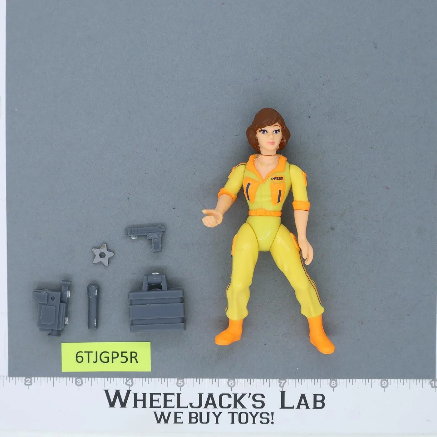 April O'Neil 100% Complete Teenage Mutant Ninja Turtles TMNT 1988 Playmates