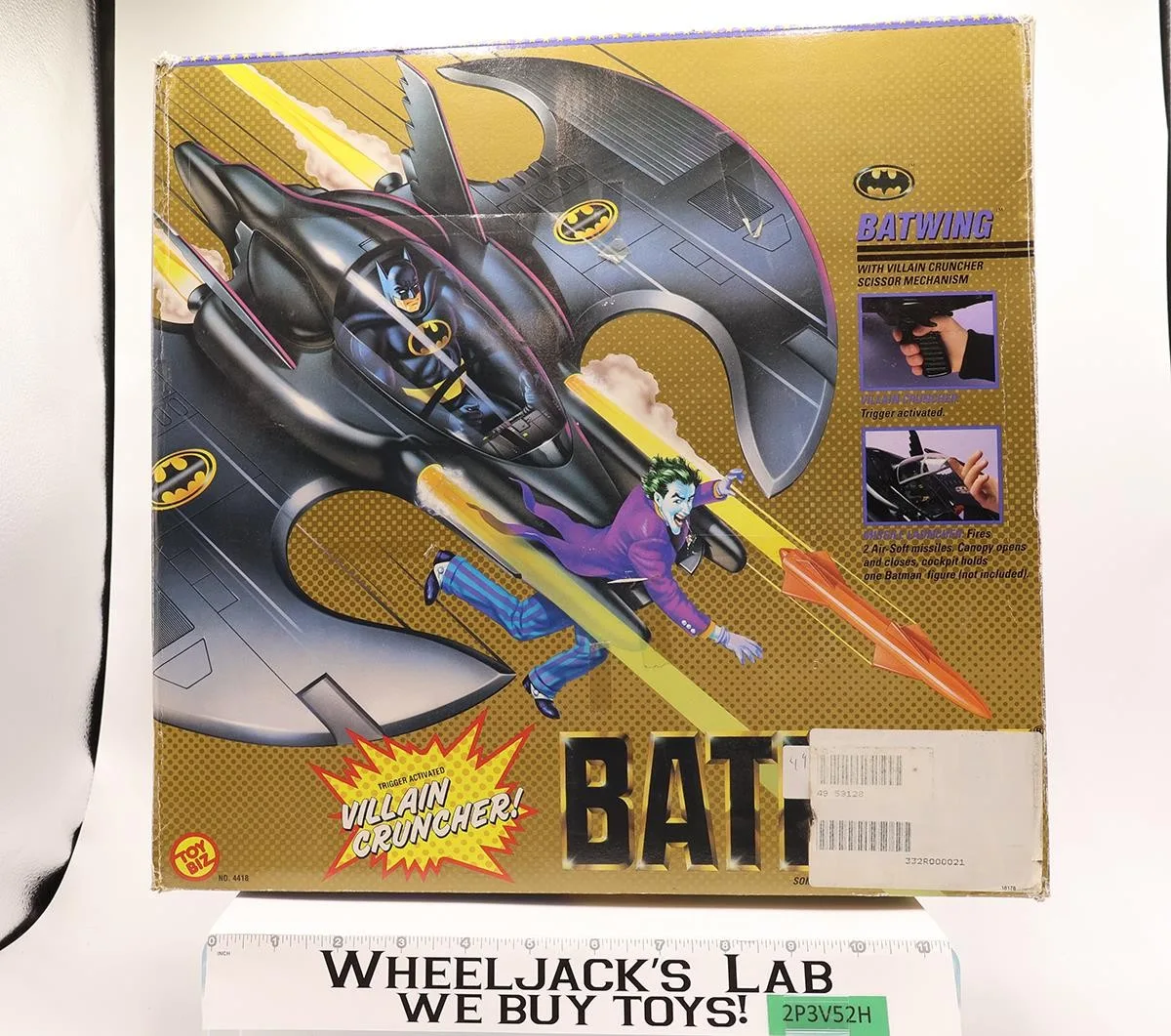 Batwing Villain Cruncher 100% Complete DC Comics Batman 1989 ToyBiz Vintage