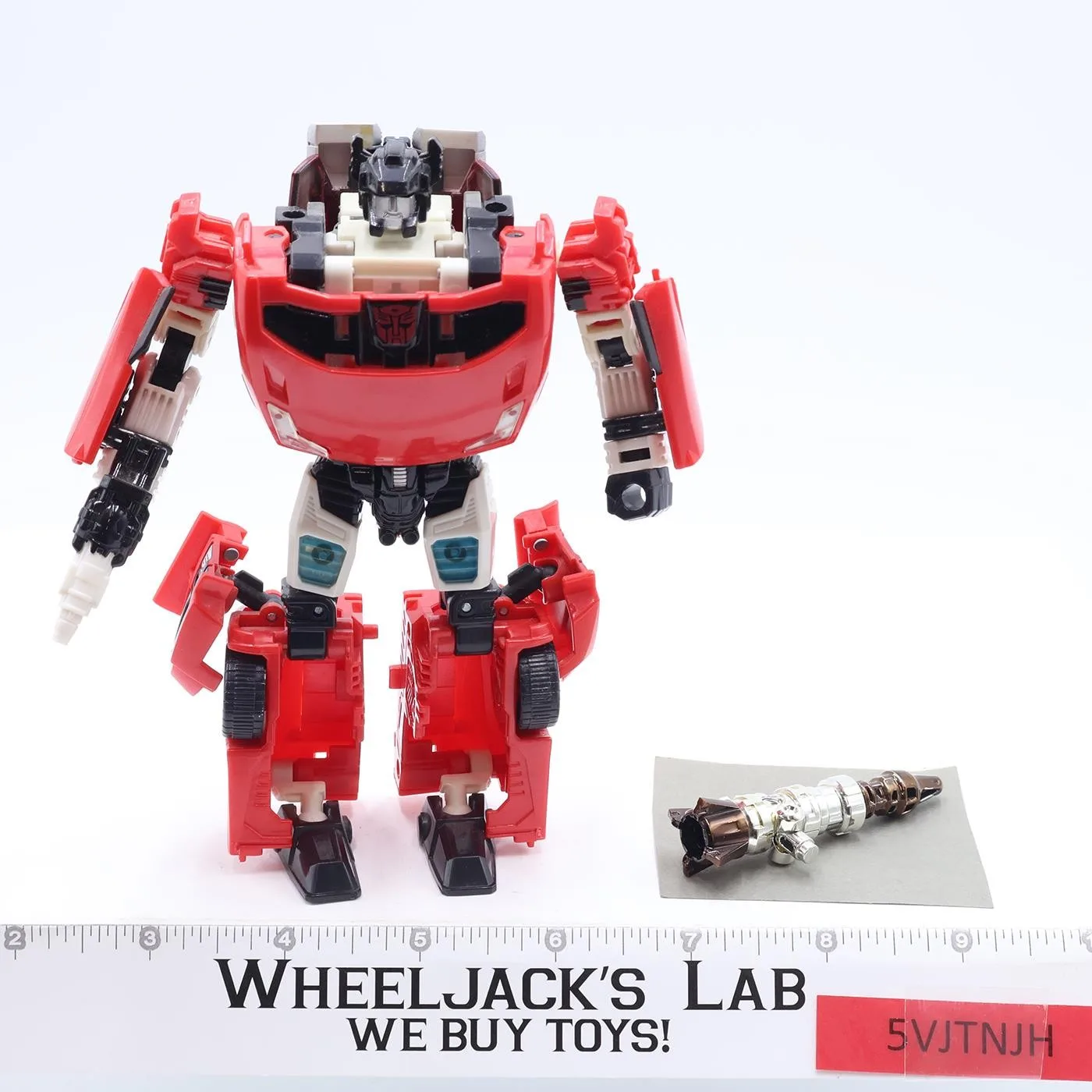 Sideswipe 100% Complete Deluxe Class Transformers Universe 2 2008 Hasbro