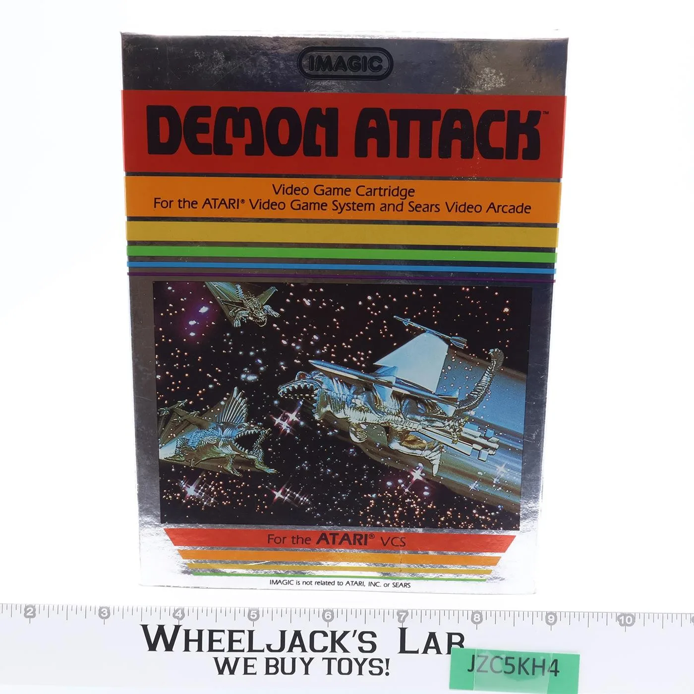Demon Attack W/ Box + Manual ATARI 2600 1982 Imagic Game Cartridge