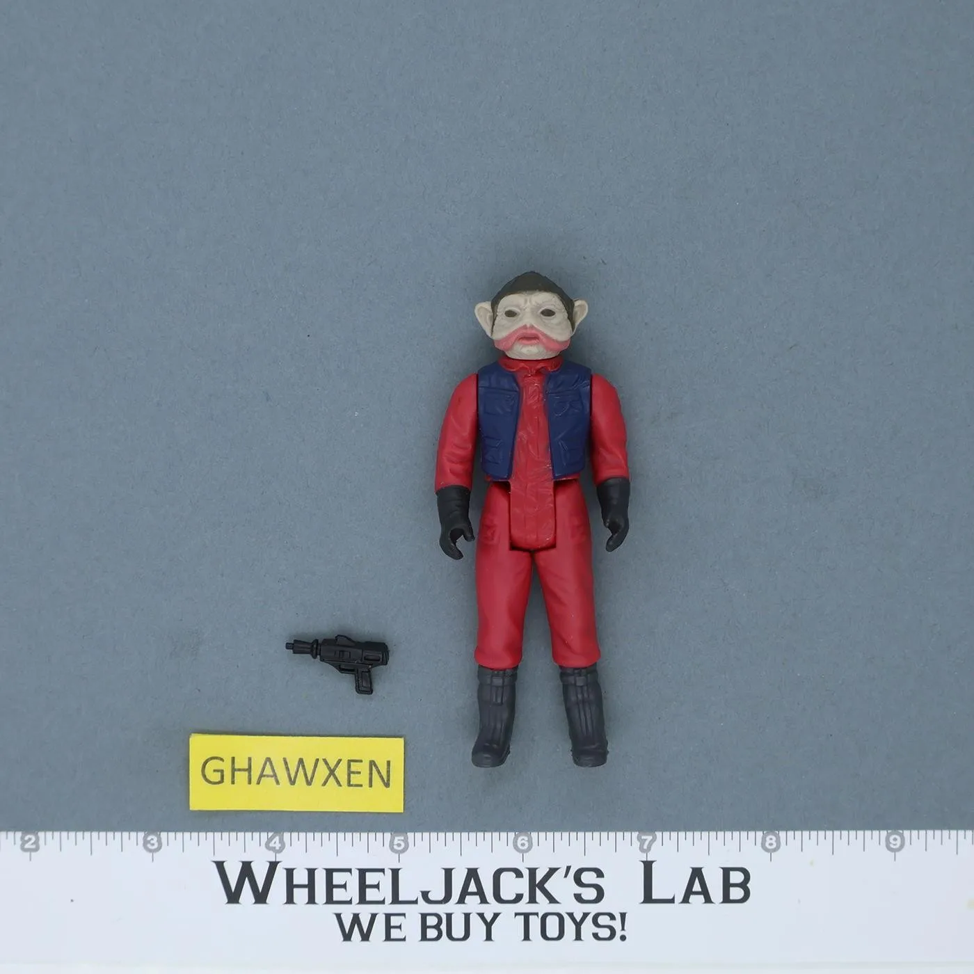 Nien Nunb 100% Complete Star Wars ROTJ 1983 Kenner Vintage Figure NO REPRO