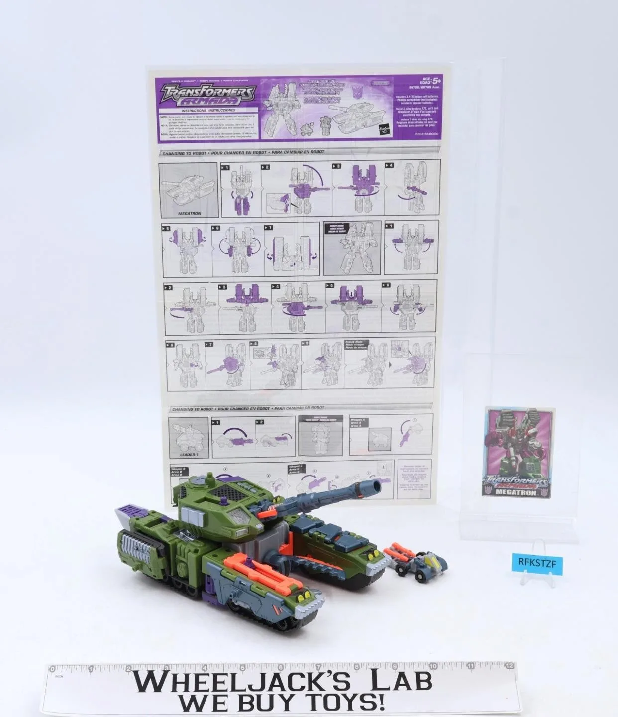 Megatron & Leader-1 Transformers Armada 2002 Hasbro Action Figure