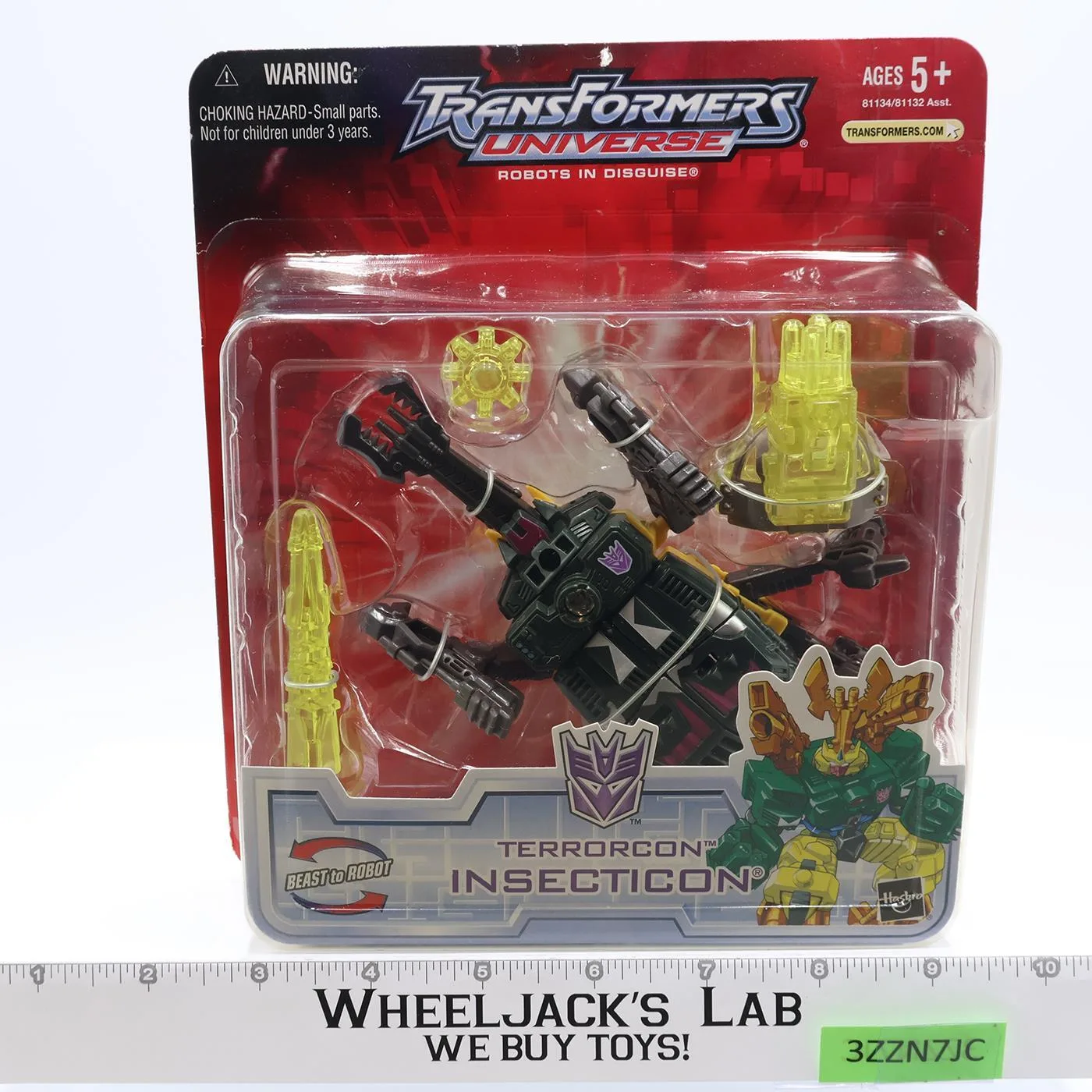 Terrorcon Insecticon Transformers Universe 2005 Hasbro Action Figure NEW SEALED