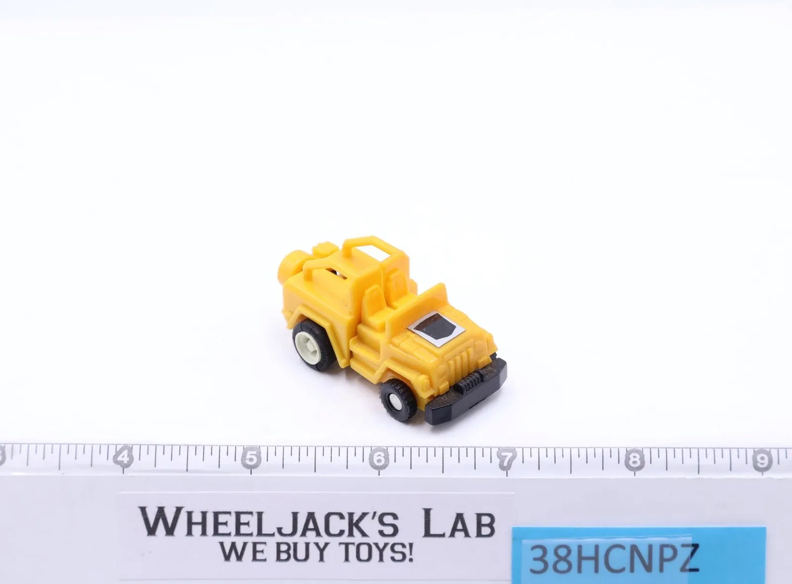 Minispy Mini Spy JEEP AUTOBOT YELLOW 100% Complete 1985 G1 Transformers