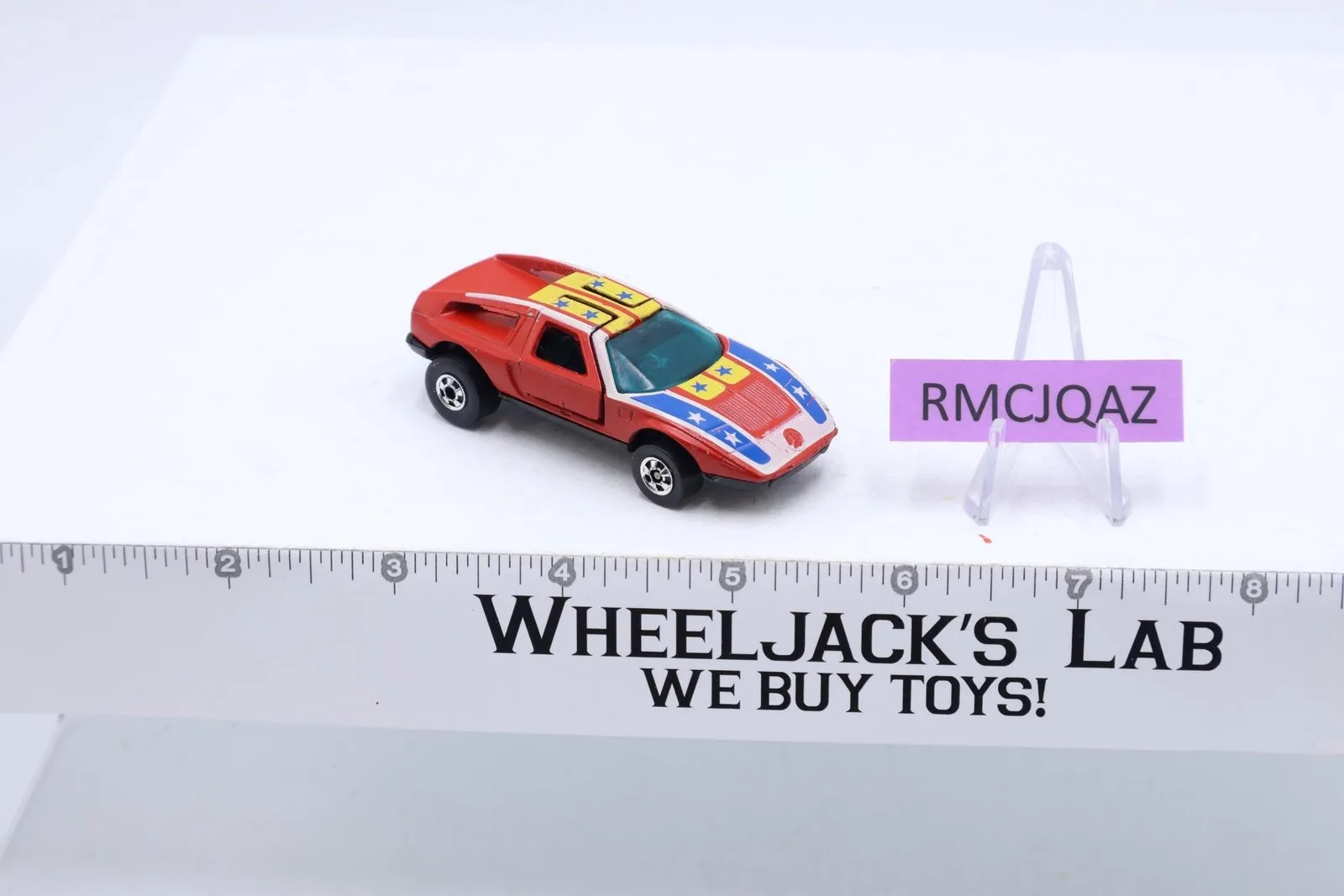 Mercedes Benz C-111 Red Flying Colors 1970 Blackwall Hot Wheels Mattel Vintage