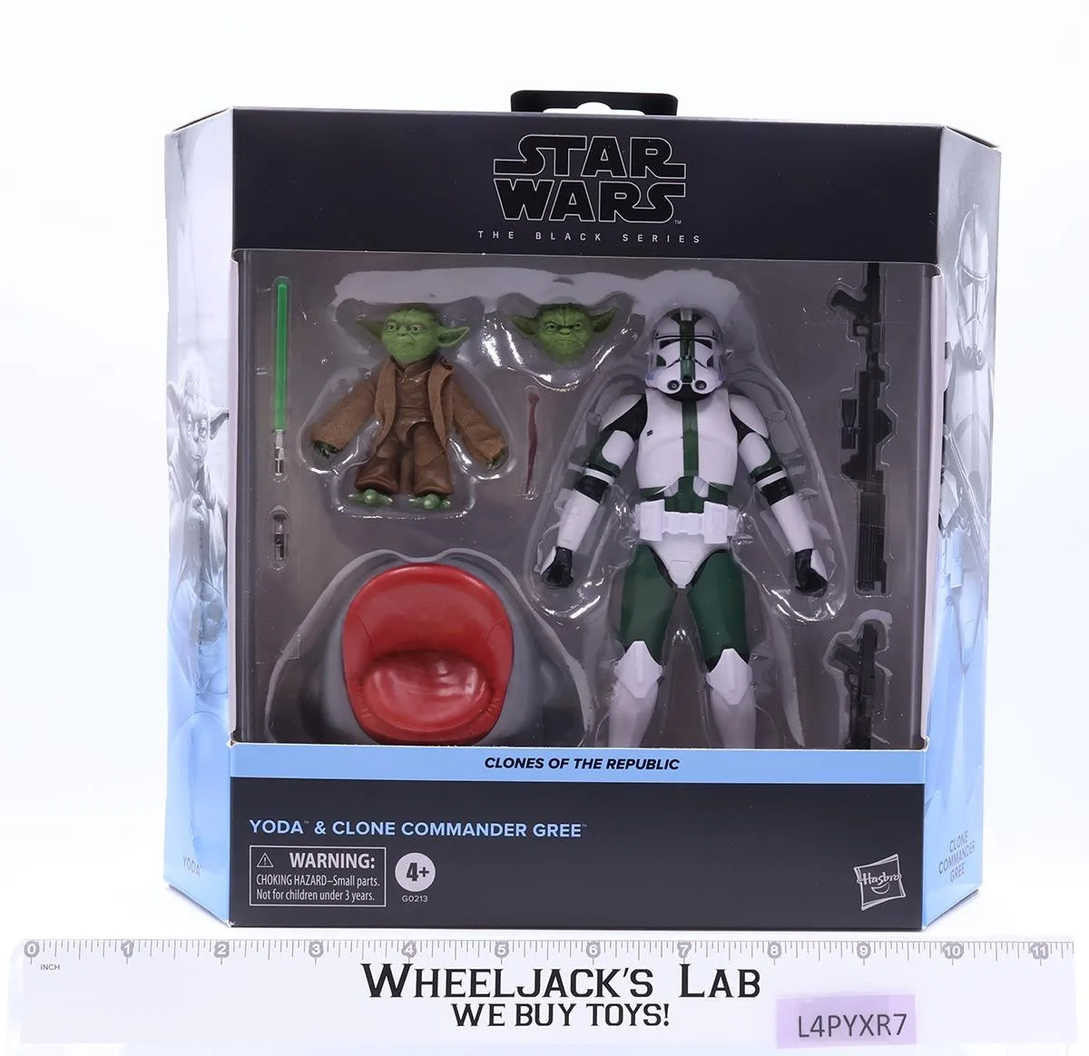 Yoda & Clone Commander Gree Star Wars Black Seires 2024 Hasbro Figure NEW SEALED