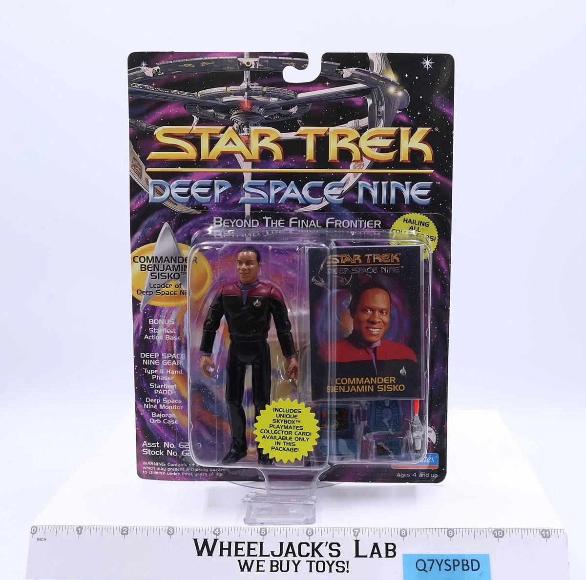Commander Benjamin Sisko Star Trek Deep Space Nine 1993 Playmates SEALED MOSC