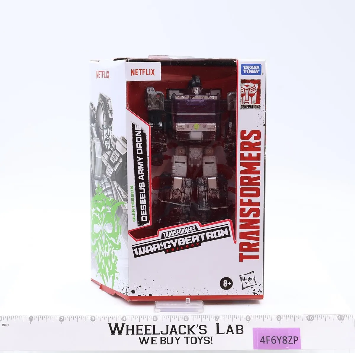 Deseeus Army Drone Transformers Netflix War for Cybertron Trilogy NEW SEALED