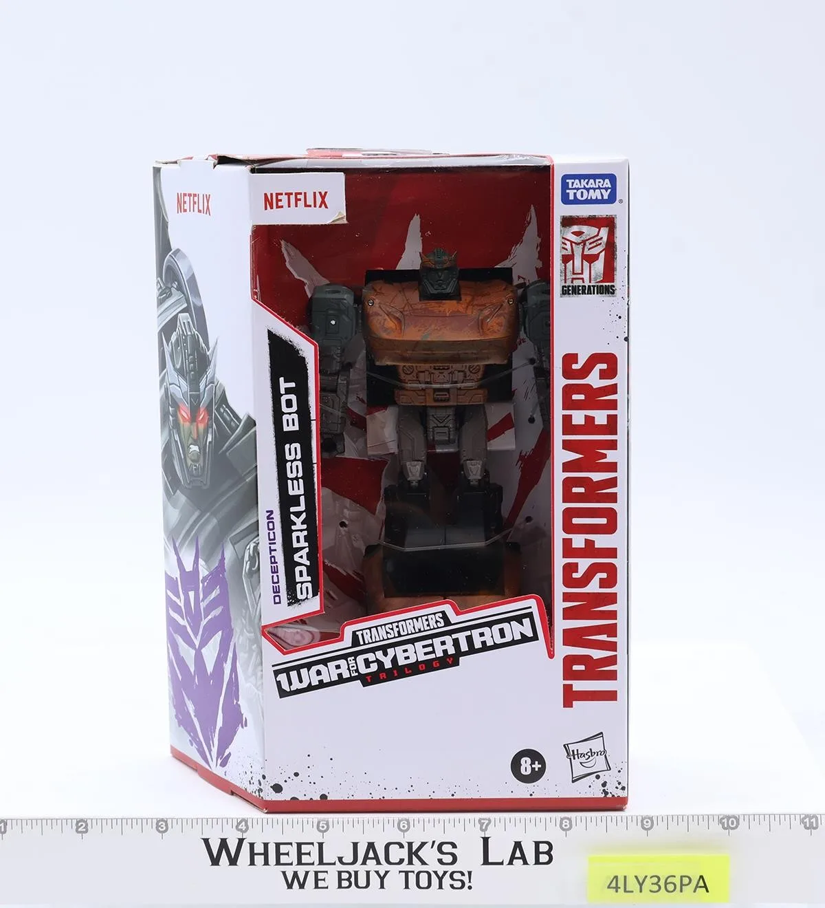 Sparkless Bot Transformers Netflix War for Cybertron Trilogy Hasbro NEW SEALED