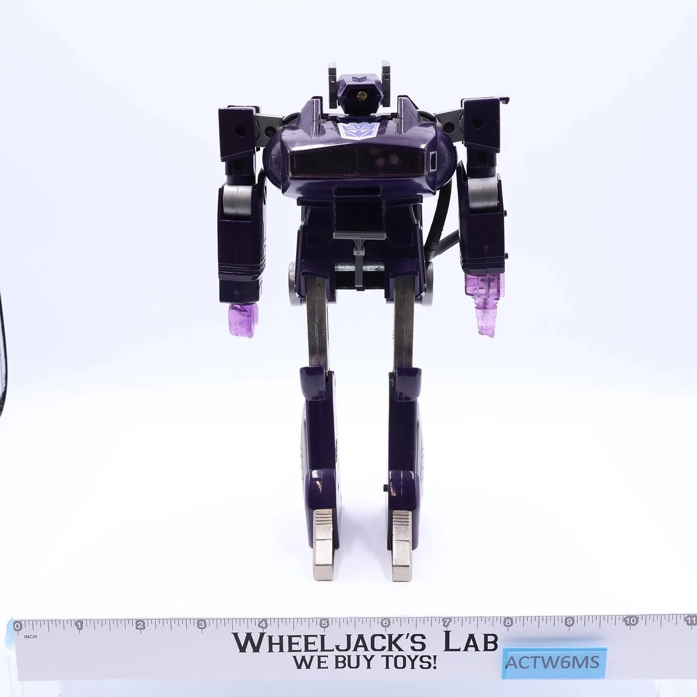 Shockwave Vintage 1985 G1 Transformers Hasbro WORKS Action Figure FOR PARTS