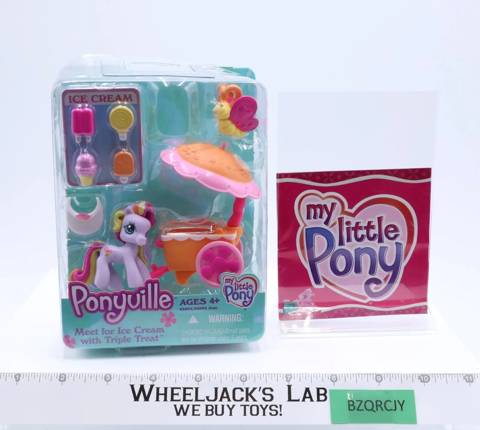 Meet for Ice Cream W/ Triple Treat My Little Pony Ponyville 2006 Hasbro NEW MIB
