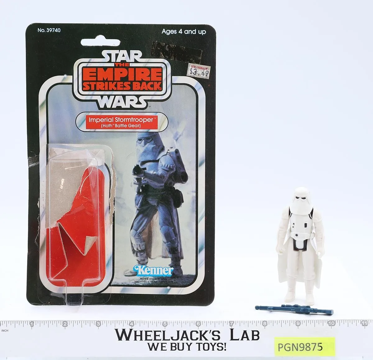 Stormtrooper Hoth 100% Complete 31 Back-A Star Wars ESB 1980 Kenner NO REPRO