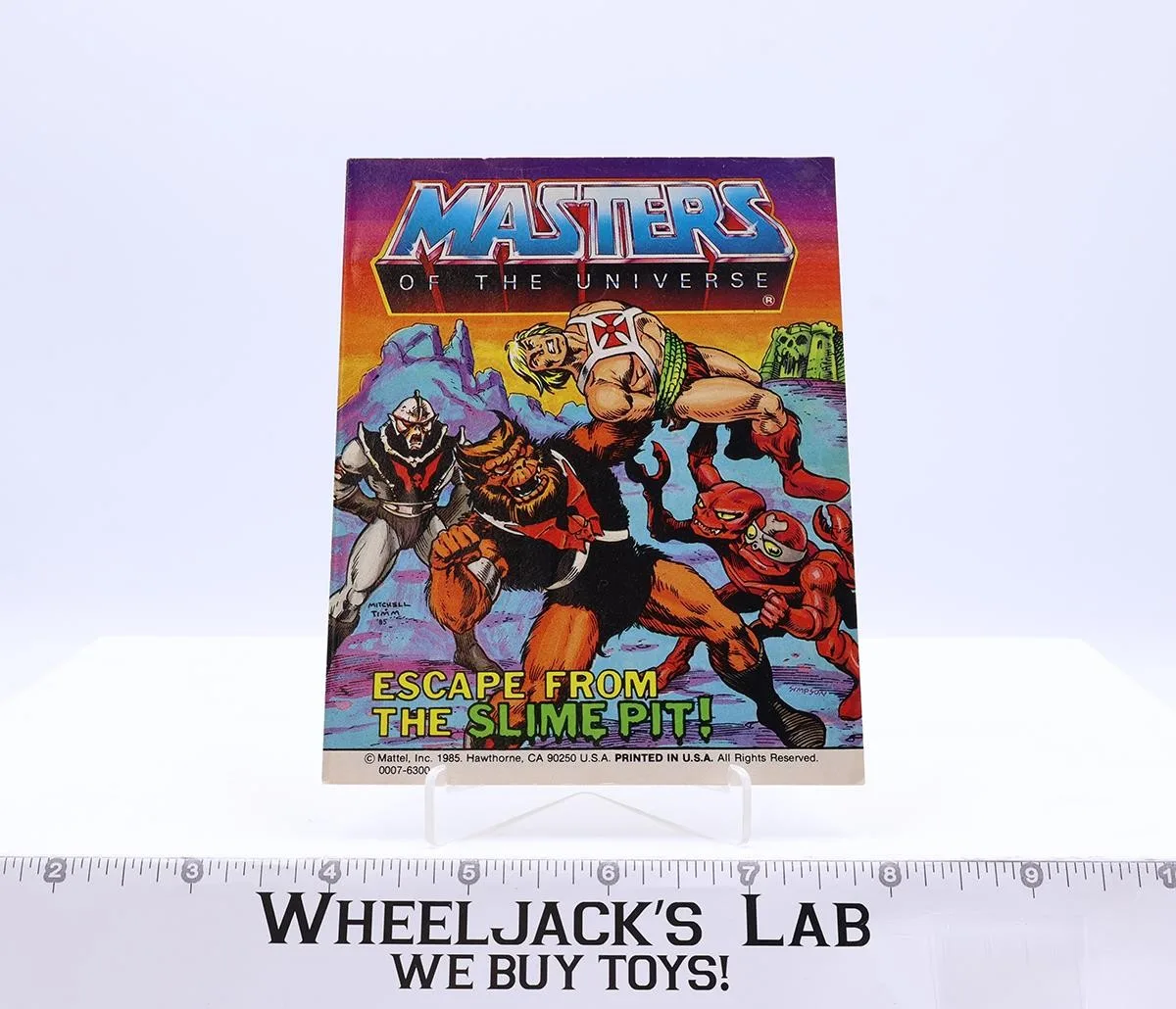 Escape From the Slime Pit 1985 Mini Comic He-Man Masters of the Universe MOTU