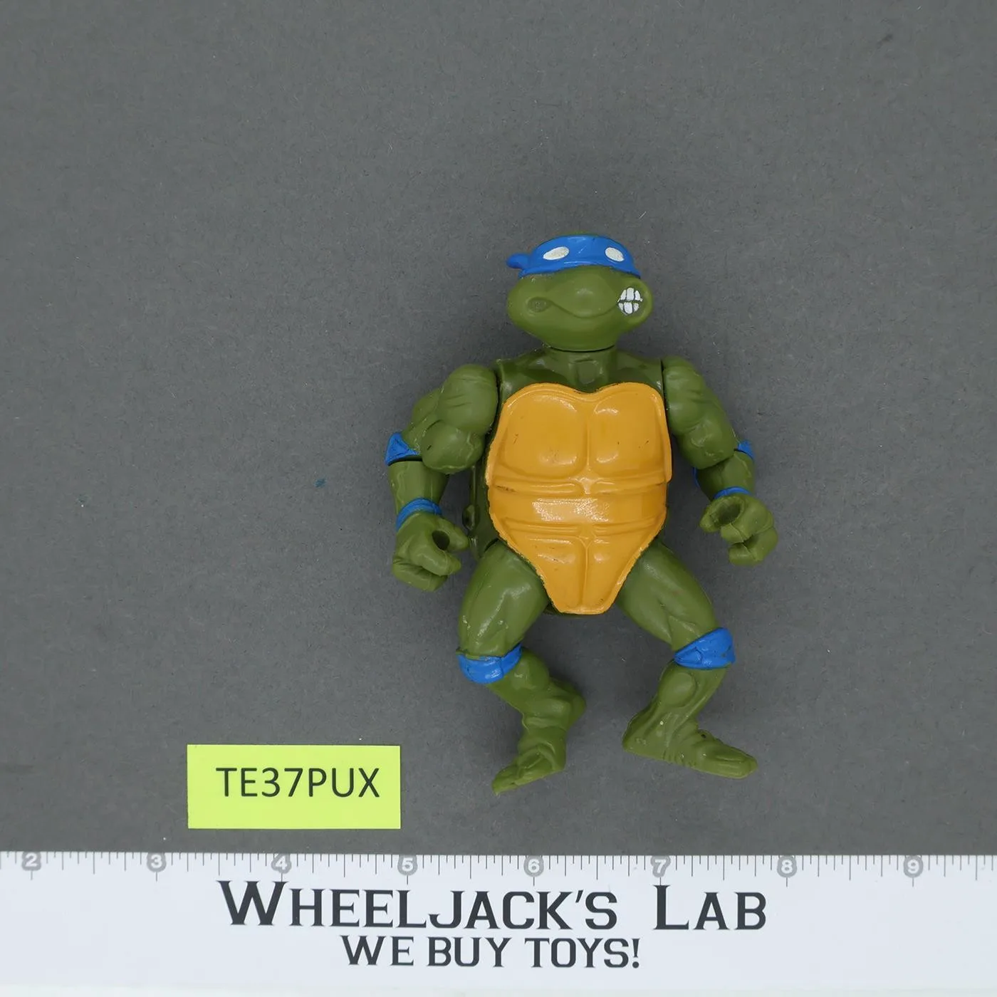 Leonardo HARD HEAD Teenage Mutant Ninja Turtles TMNT 1988 Playmates Vintage