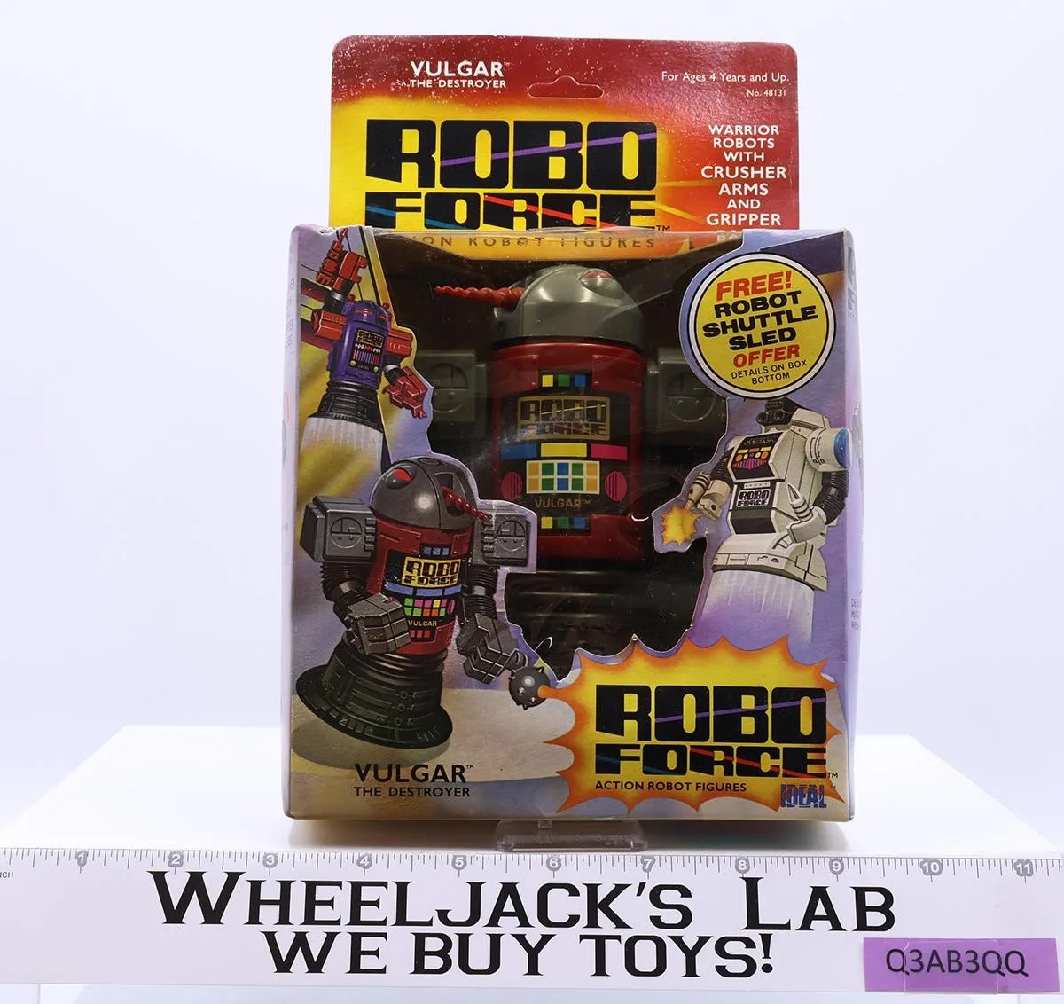 Vulgar The Destroyer Robo Force 1984 CBS Toys Action Figure NEW SEALED