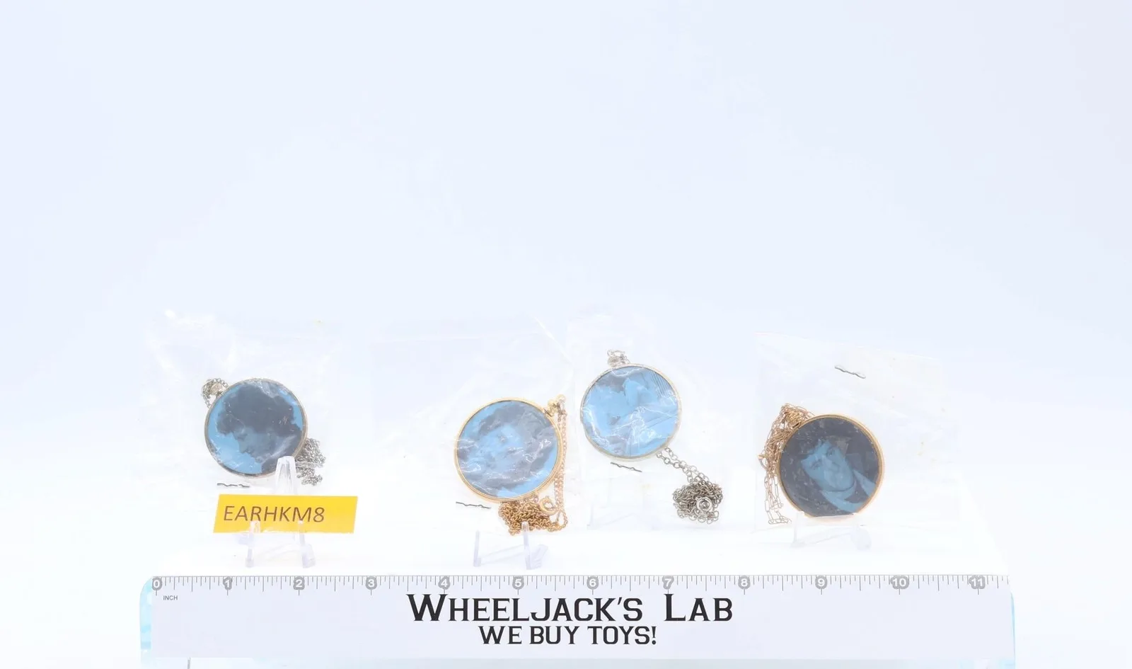 Starsky & Hutch Necklace LOT of 4 Photos 1970's Paul Michael David Soul 1.5"