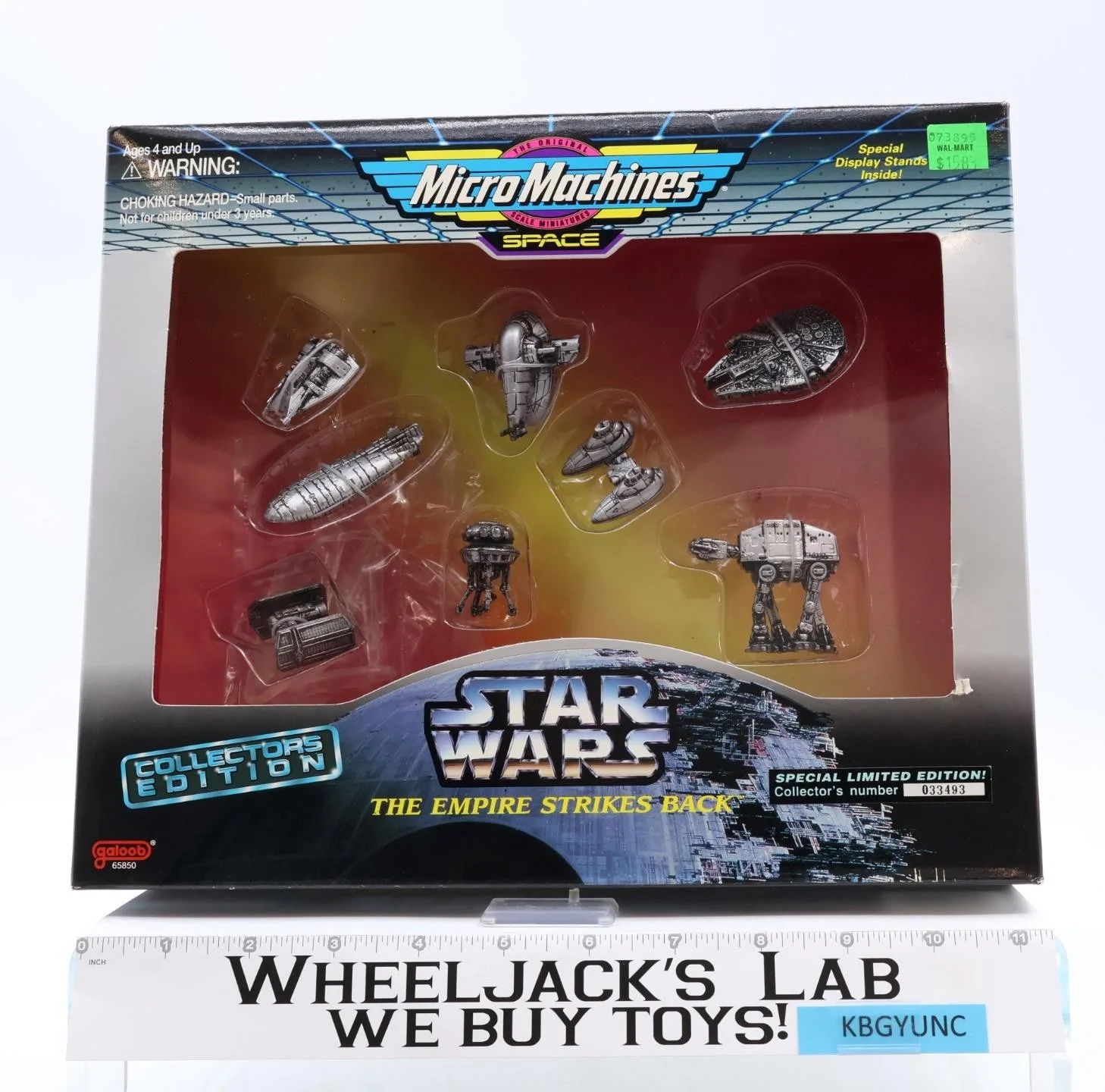 #65850 The Empire Strikes Back Star Wars Micro Machines 1993 Galoob NEW SEALED