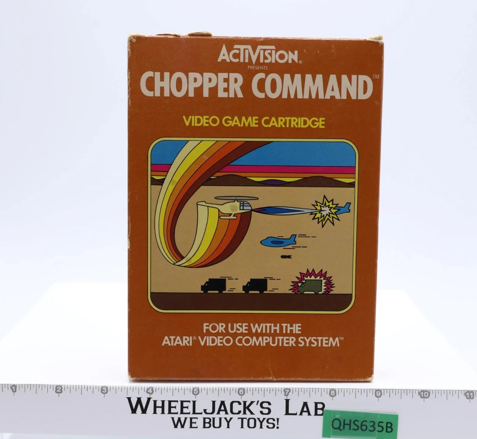 Chopper Command W/ Box + Manual ATARI 2600 1982 Game Cartridge