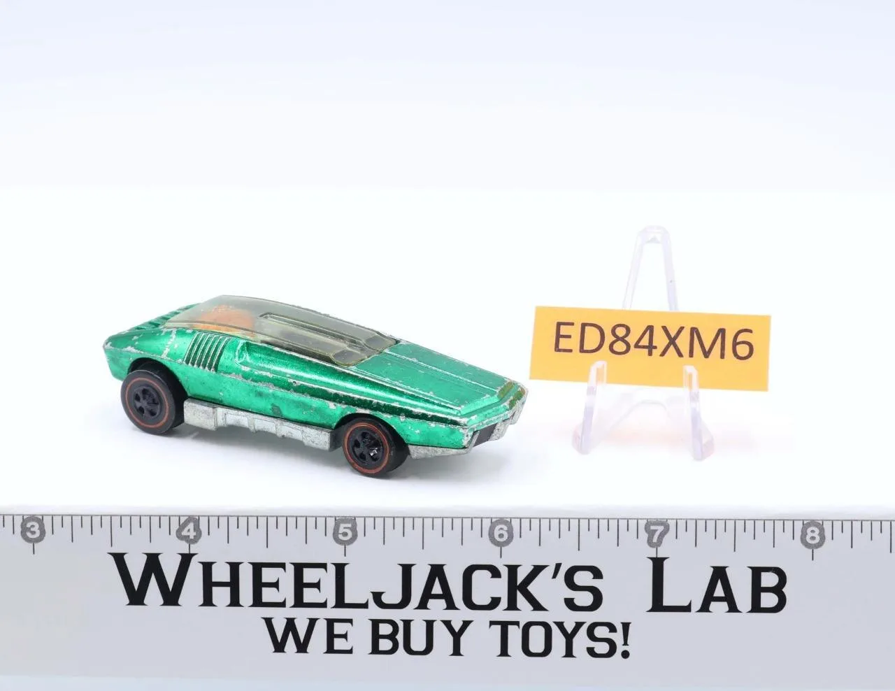 Whip Creamer Green 1970 Redline Hot Wheels Mattel Vintage Redline RL