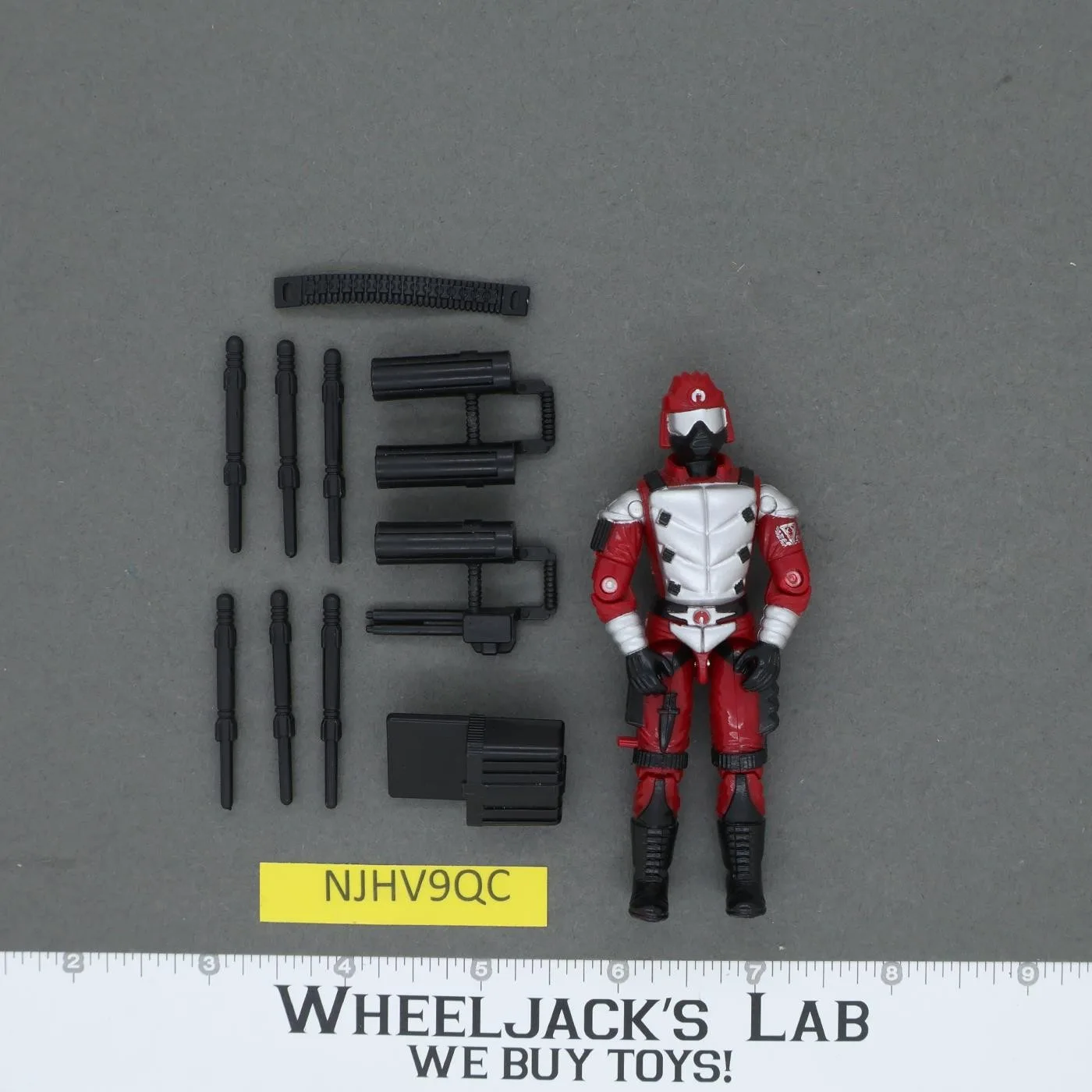 Crimson Guard Immortal V1 100% Complete G.I. Joe 1991 Hasbro Vintage Figure