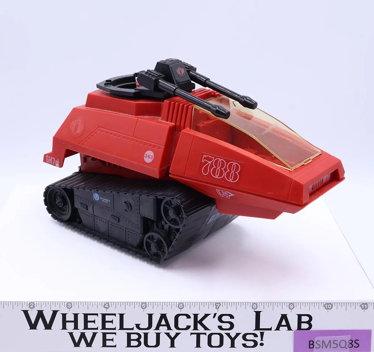 Cobra RED H.I.S.S. Tank 100% Complete Sears Exclusive GI Joe 1983 Hasbro Vintage