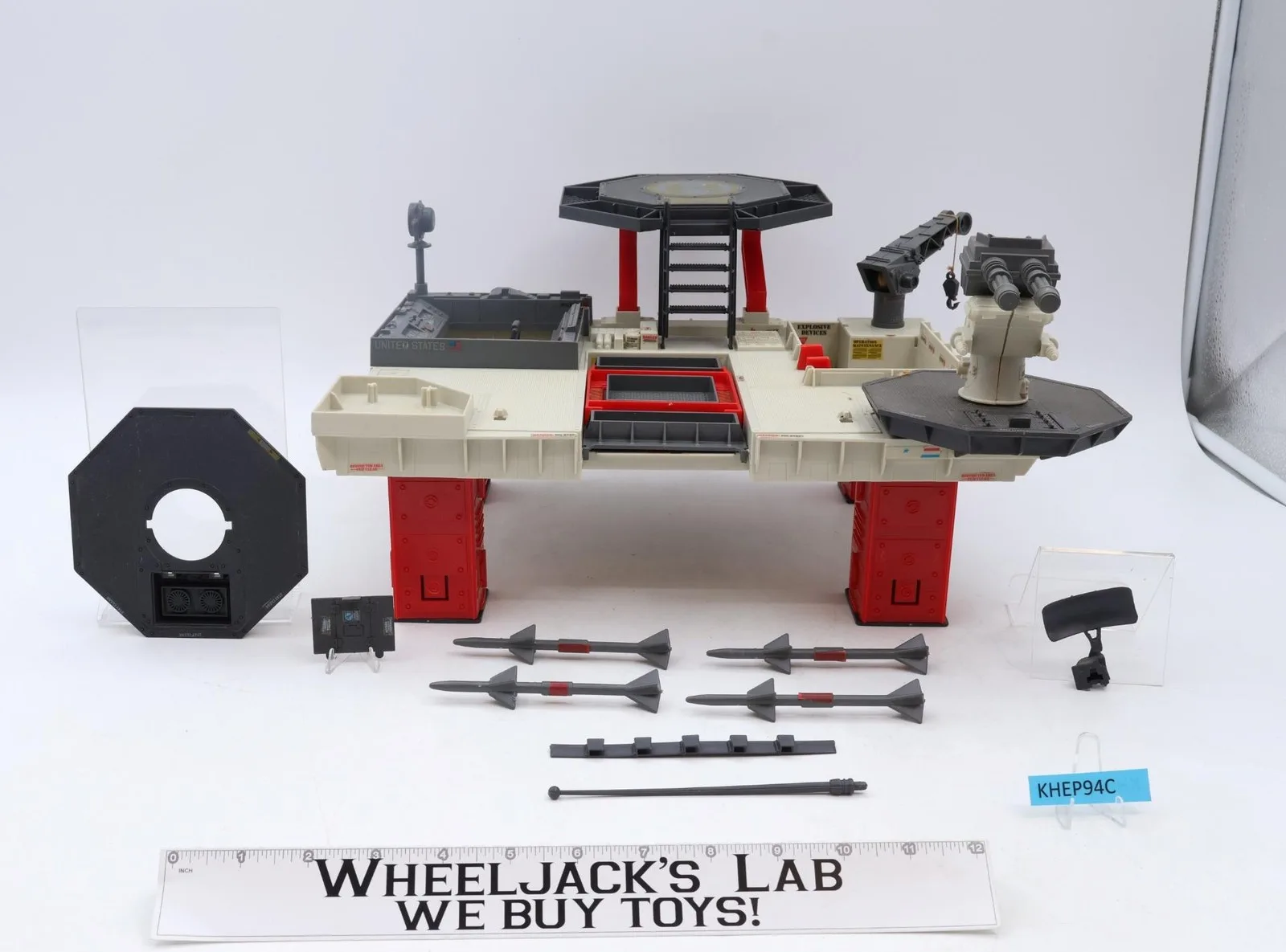 Tactical Battle Platform G.I. Joe 1985 Hasbro Vintage Action Figure NO REPRO