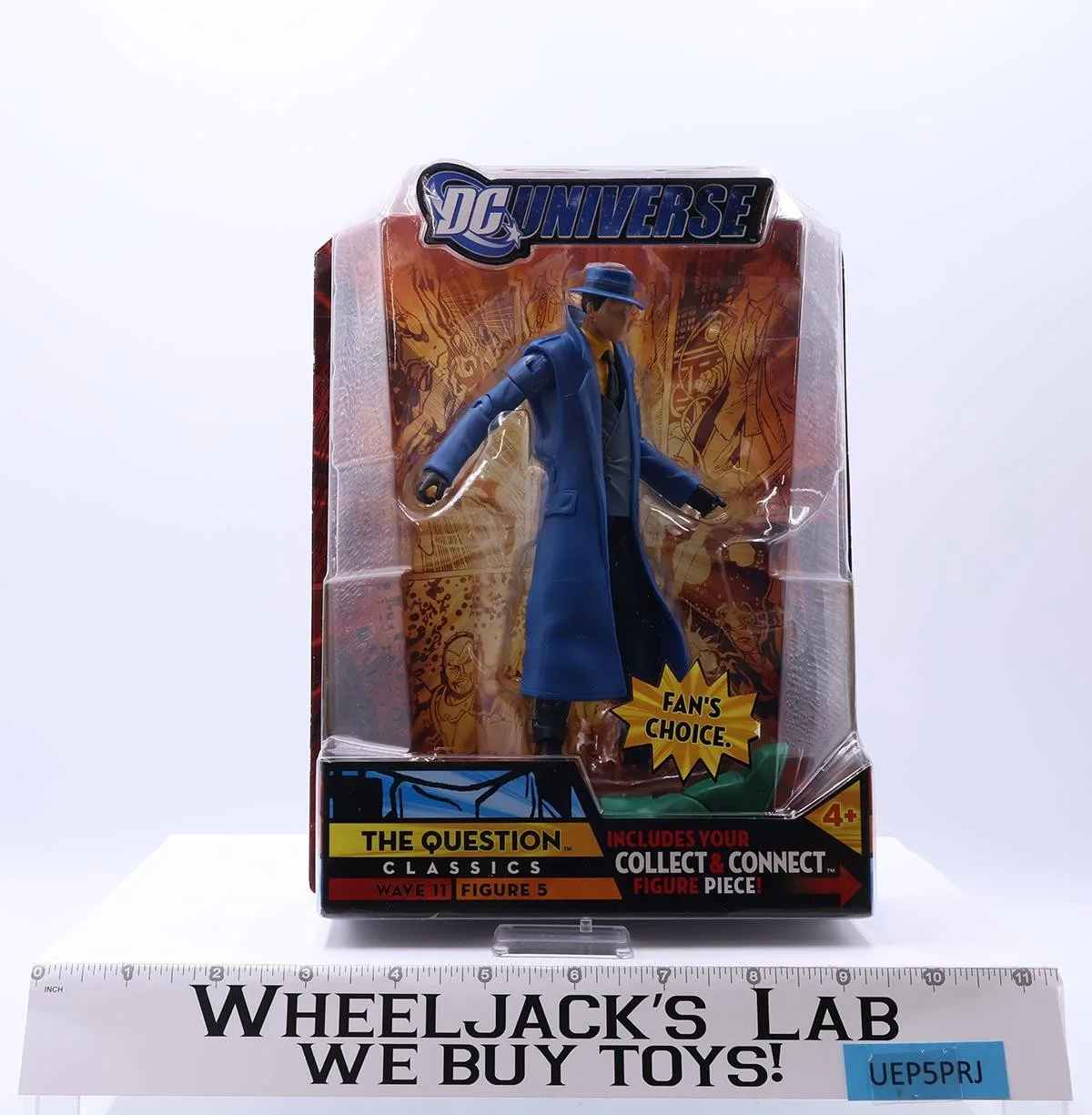 The Question DC Universe Classics Wave 11 2009 Mattel Action Figure NEW MOSC