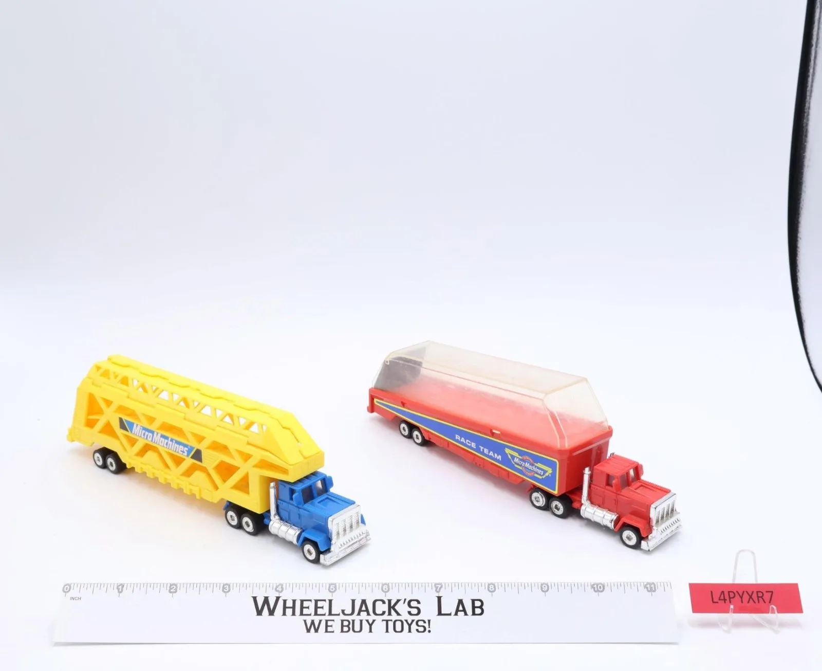 Lot of 2 Big Rig Hauler Micro Machines 1989 Galoob Vehicle